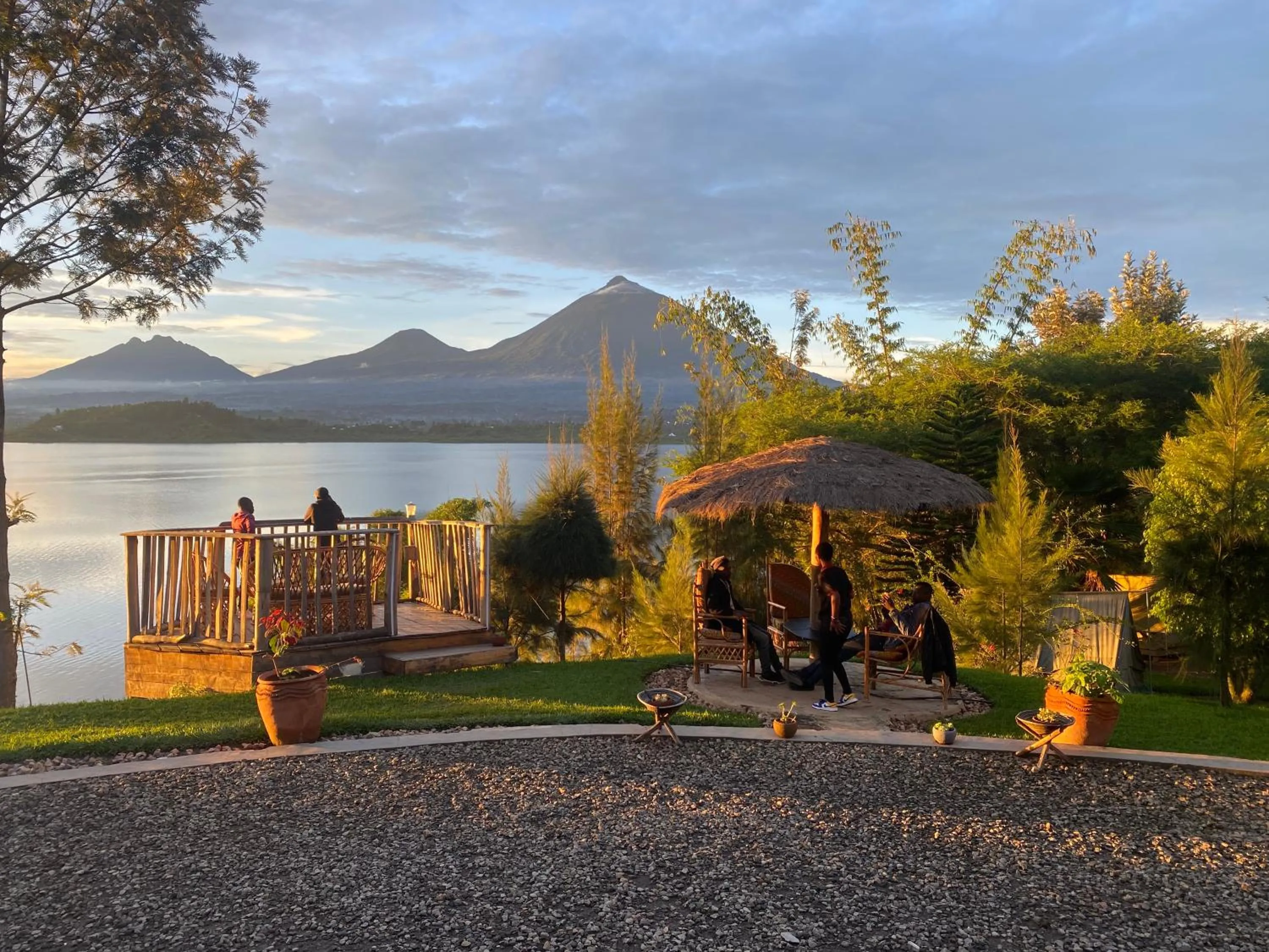 Lake view in Ruhondo Beach Resort