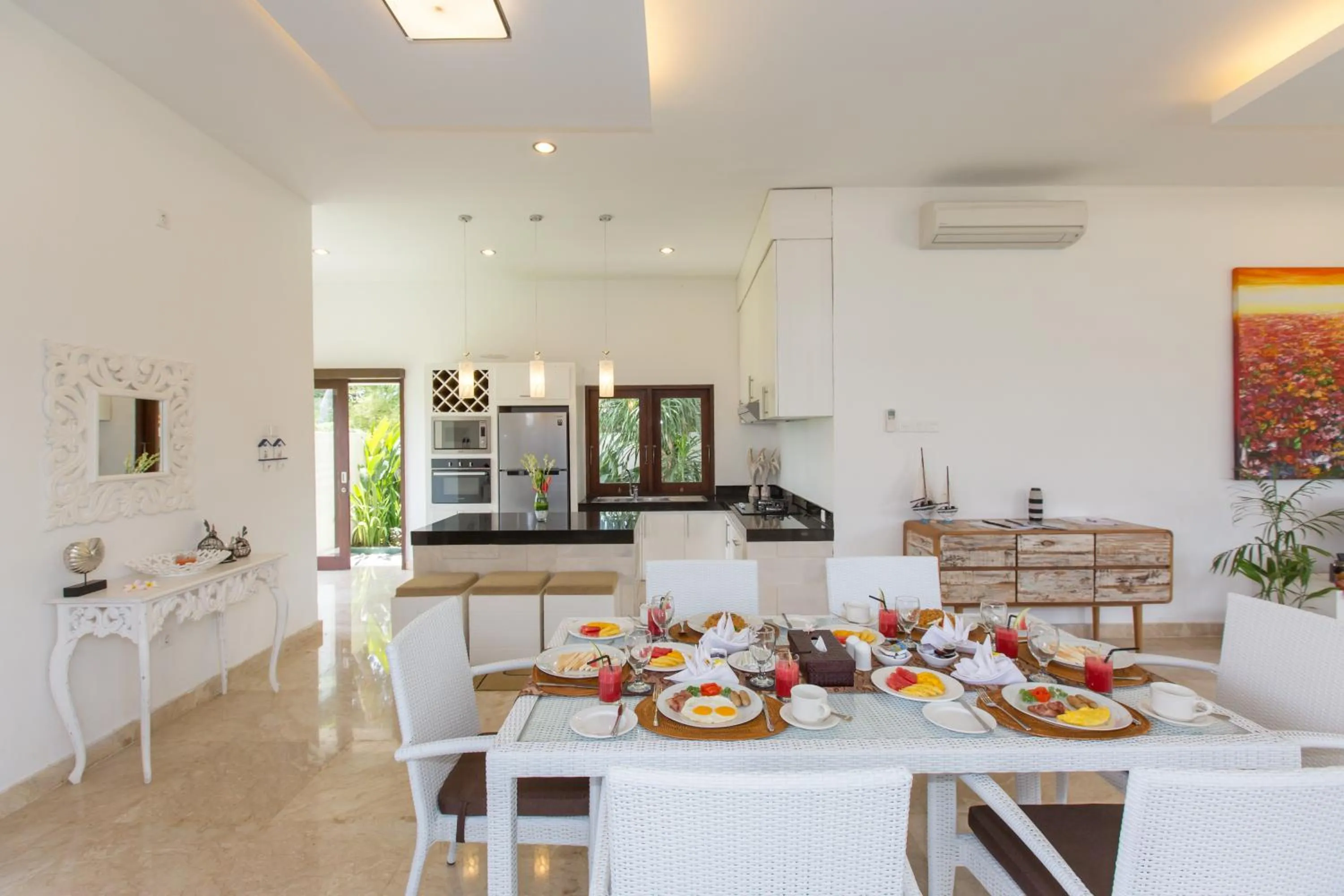 Dining area in Villa Club Corner Residence by Nagisa Bali