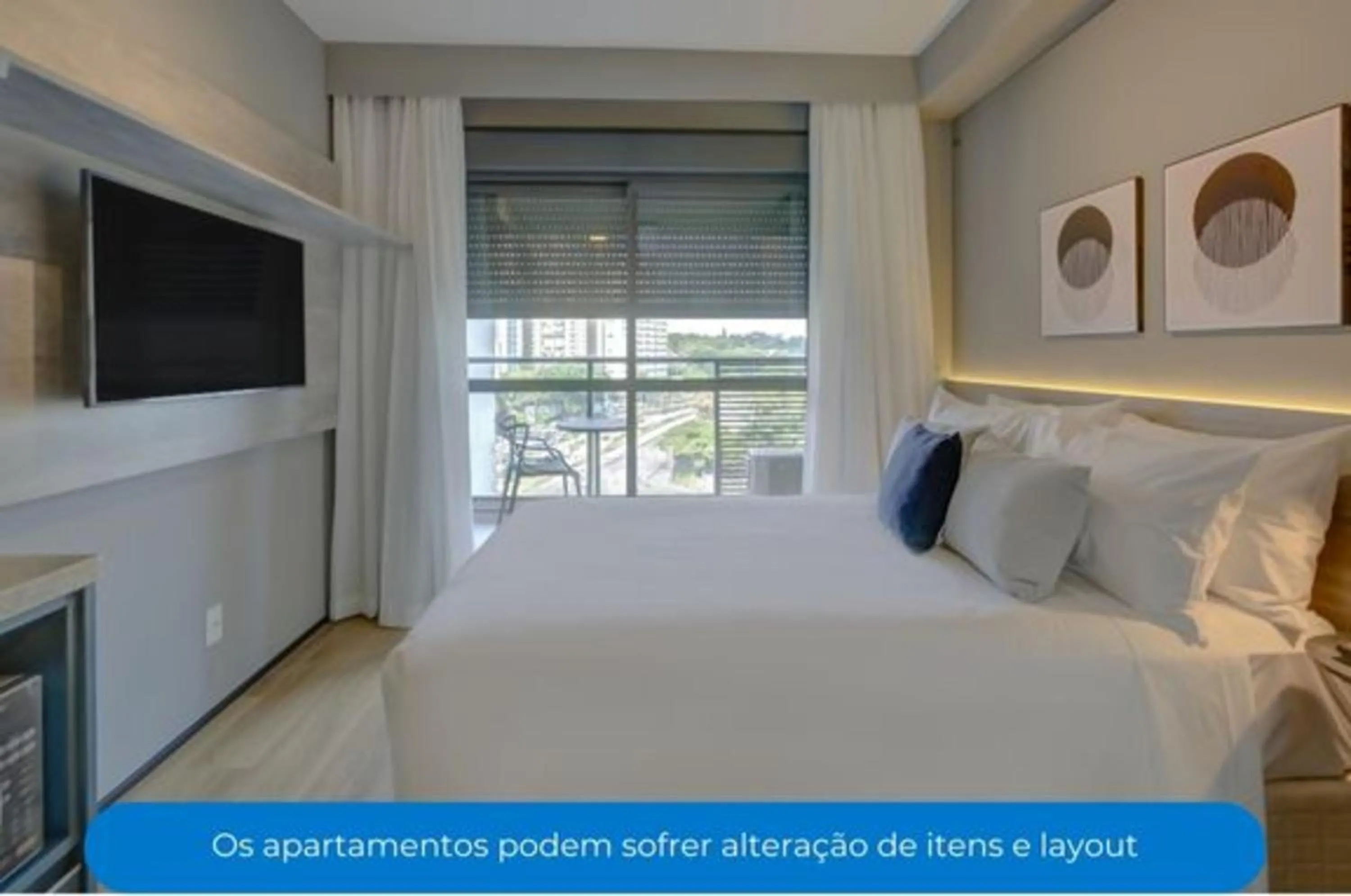 Bedroom, Bed in Roomo Transamerica SP Brooklin Santo Amaro