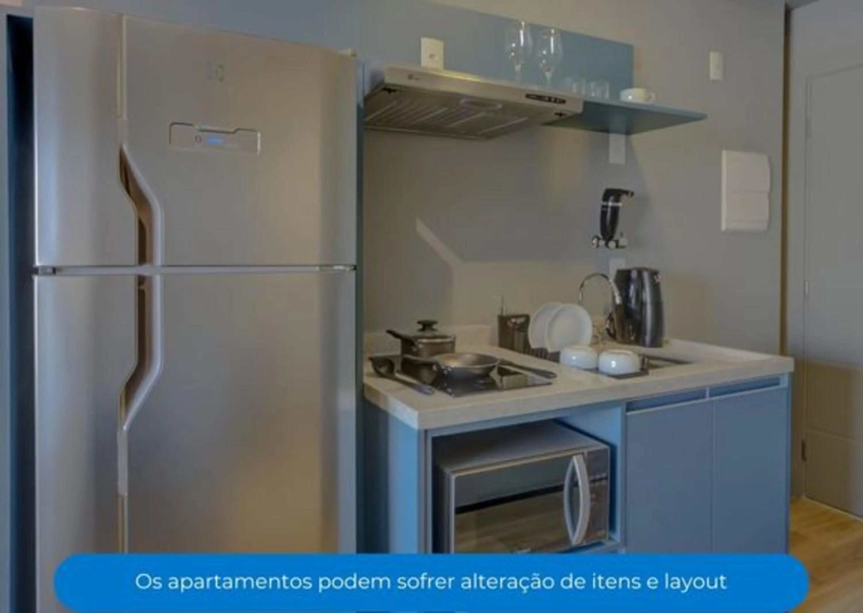 Kitchen or kitchenette in Roomo Transamerica SP Brooklin Santo Amaro
