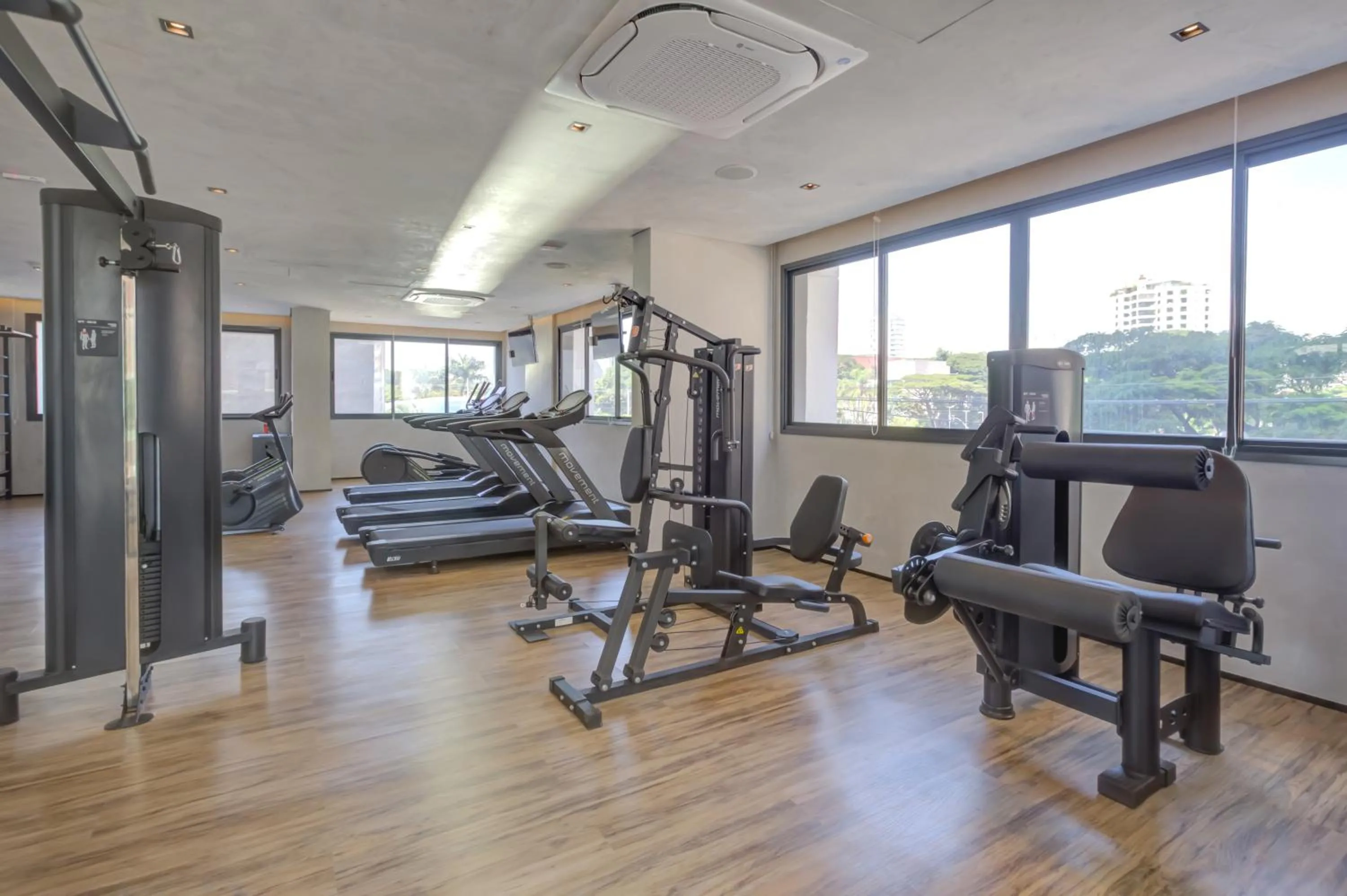 Fitness centre/facilities in Roomo Transamerica SP Brooklin Santo Amaro