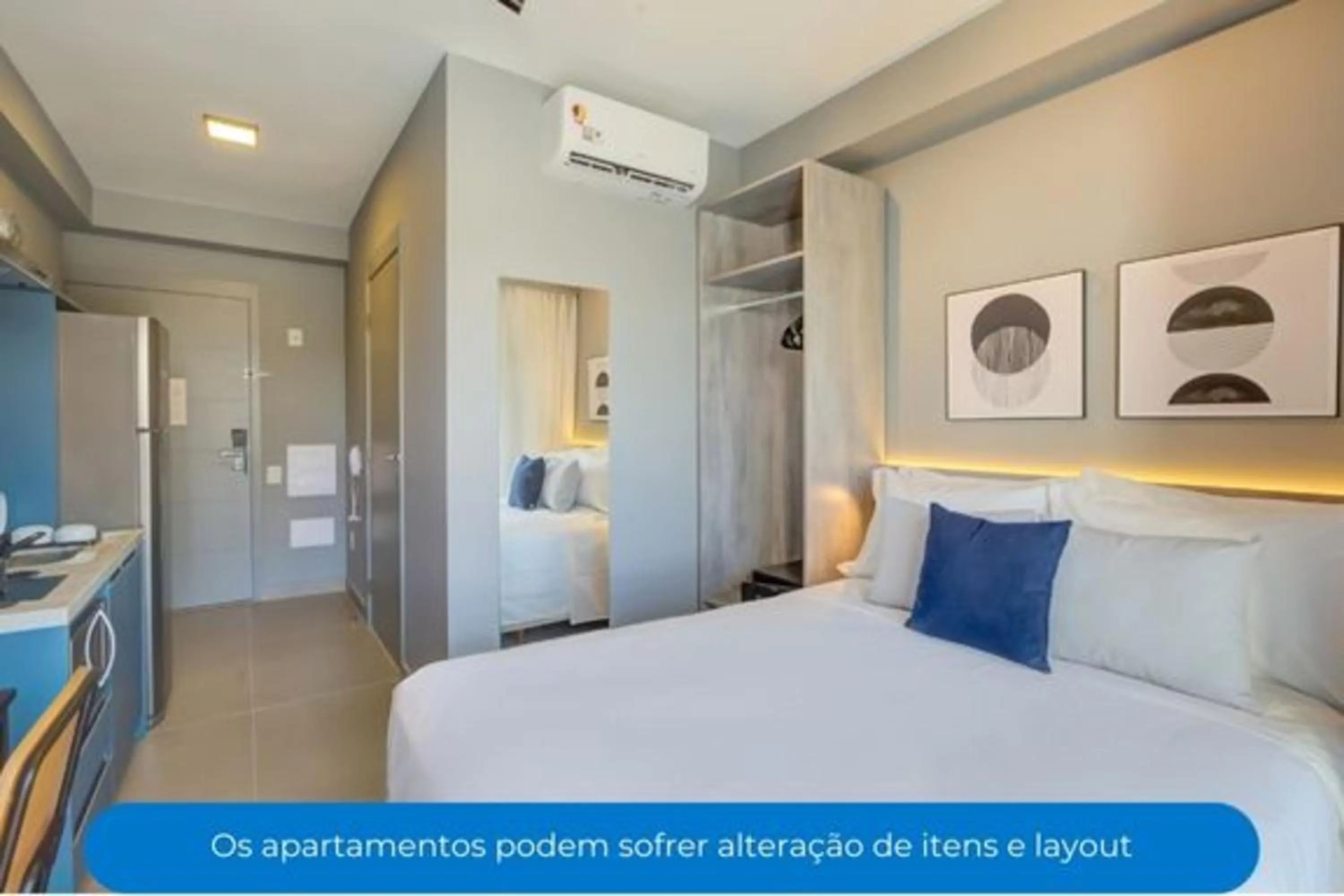 Bedroom, Bed in Roomo Transamerica SP Brooklin Santo Amaro