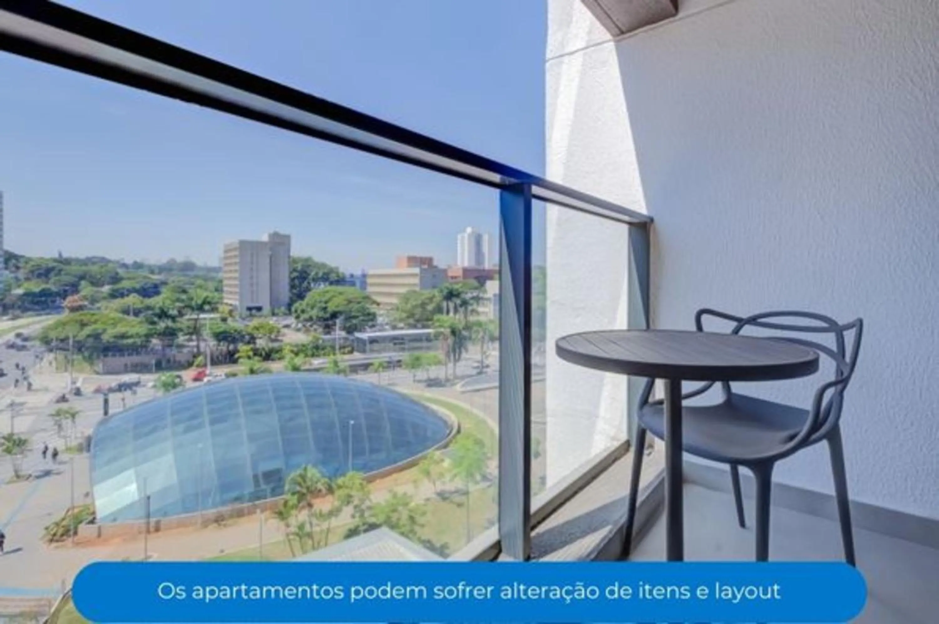 Balcony/Terrace in Roomo Transamerica SP Brooklin Santo Amaro