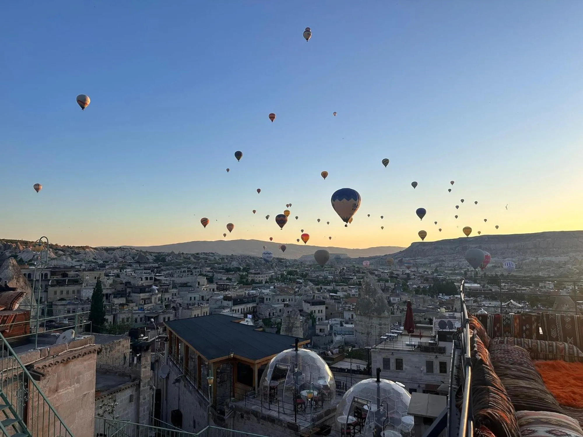 Balcony/Terrace in Hira Cave Hotel