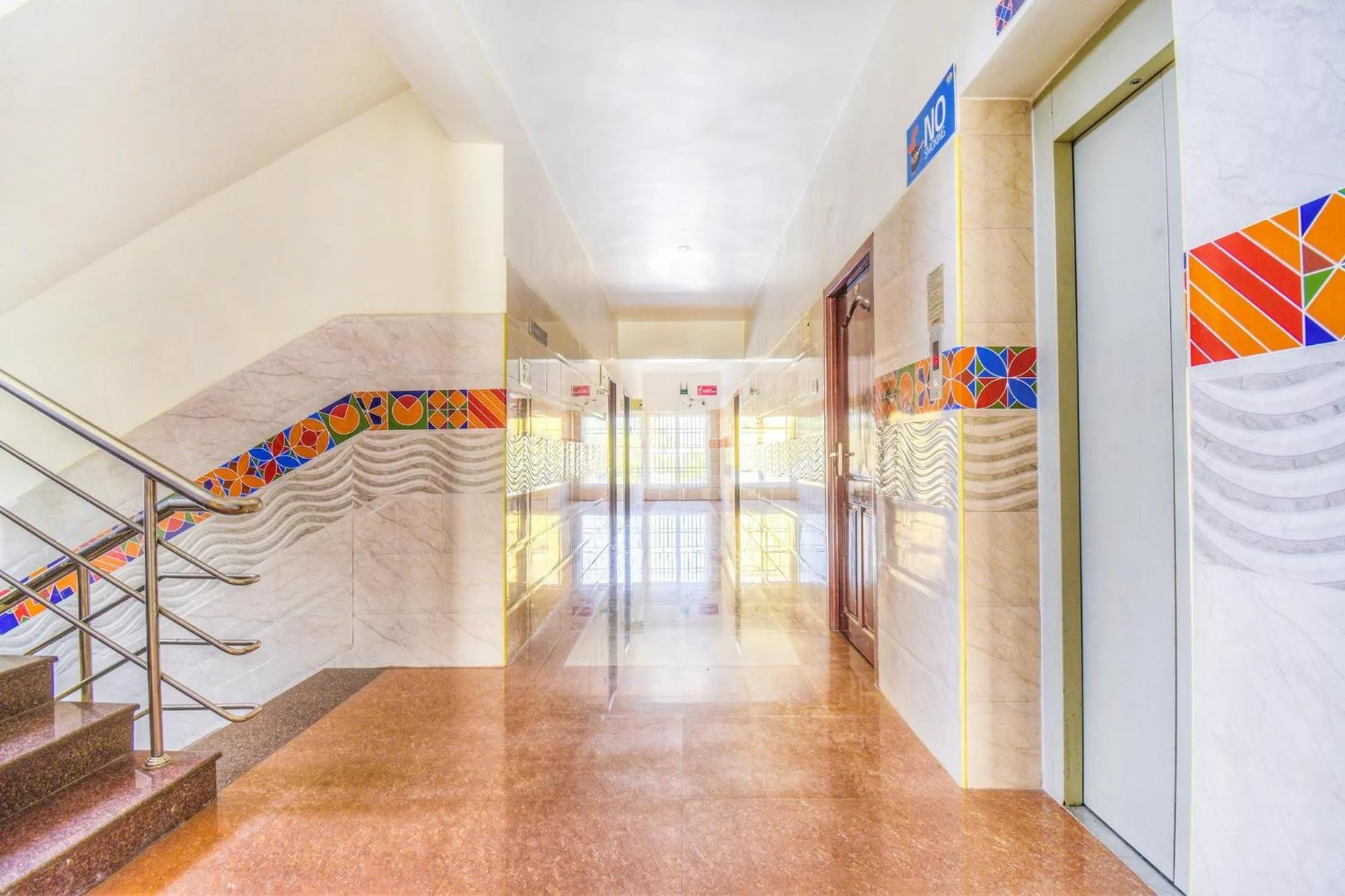 Lobby or reception in FabHotel Sri Krishna Residency - Near to Chennai International Airport