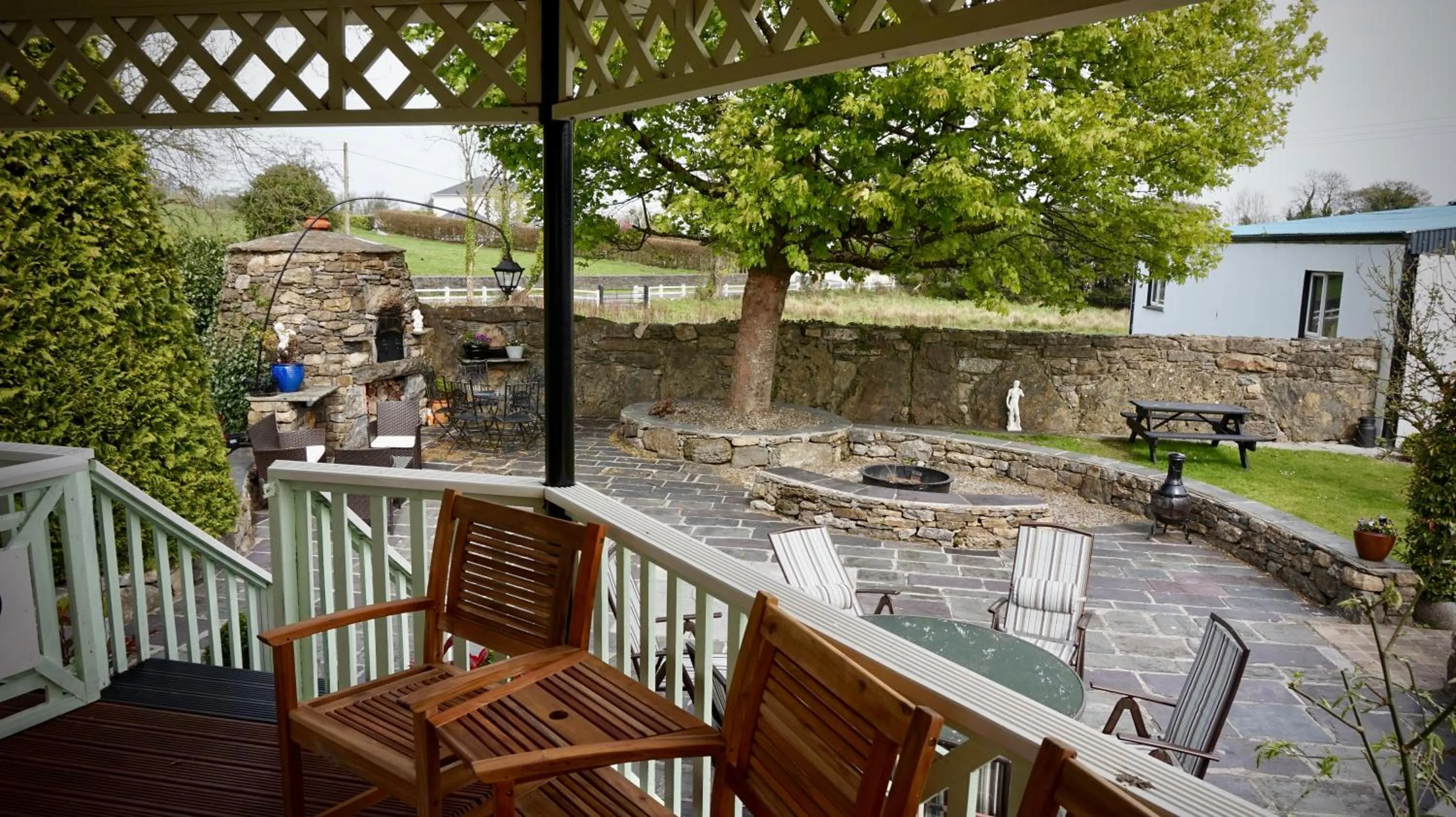 Patio in Cartron House