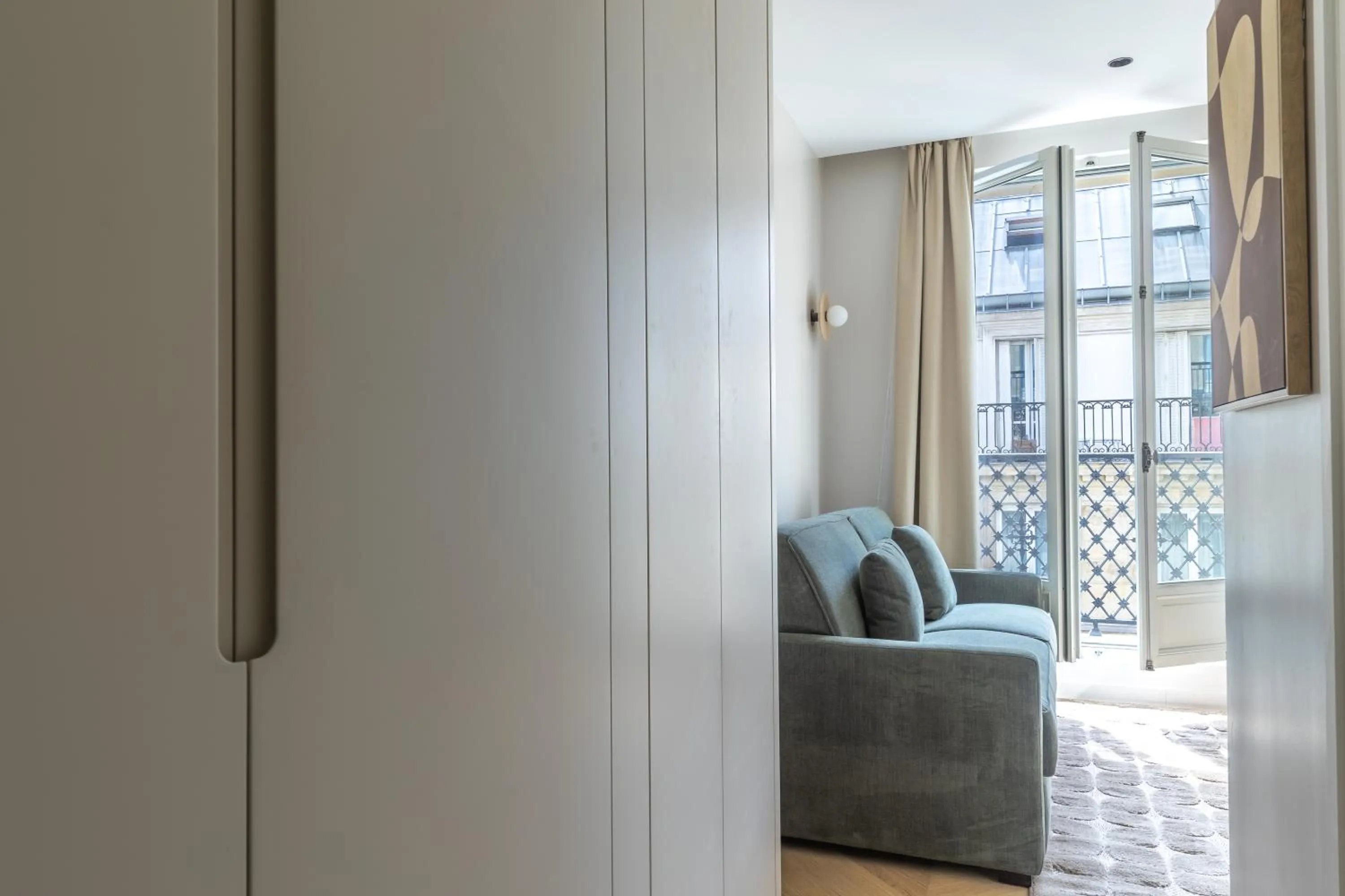 Living room in Quartier Libre Marais