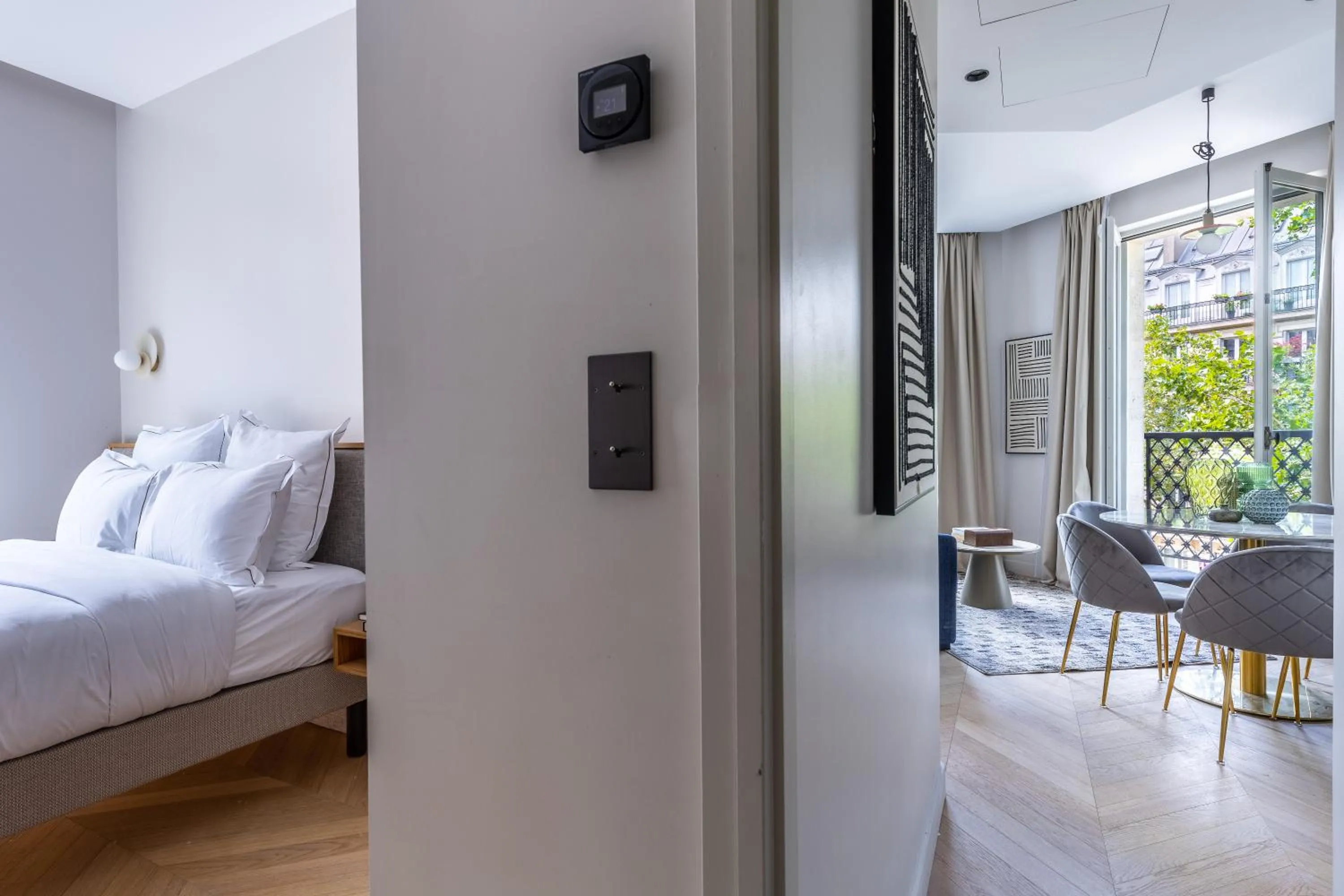 Bed in Quartier Libre Marais