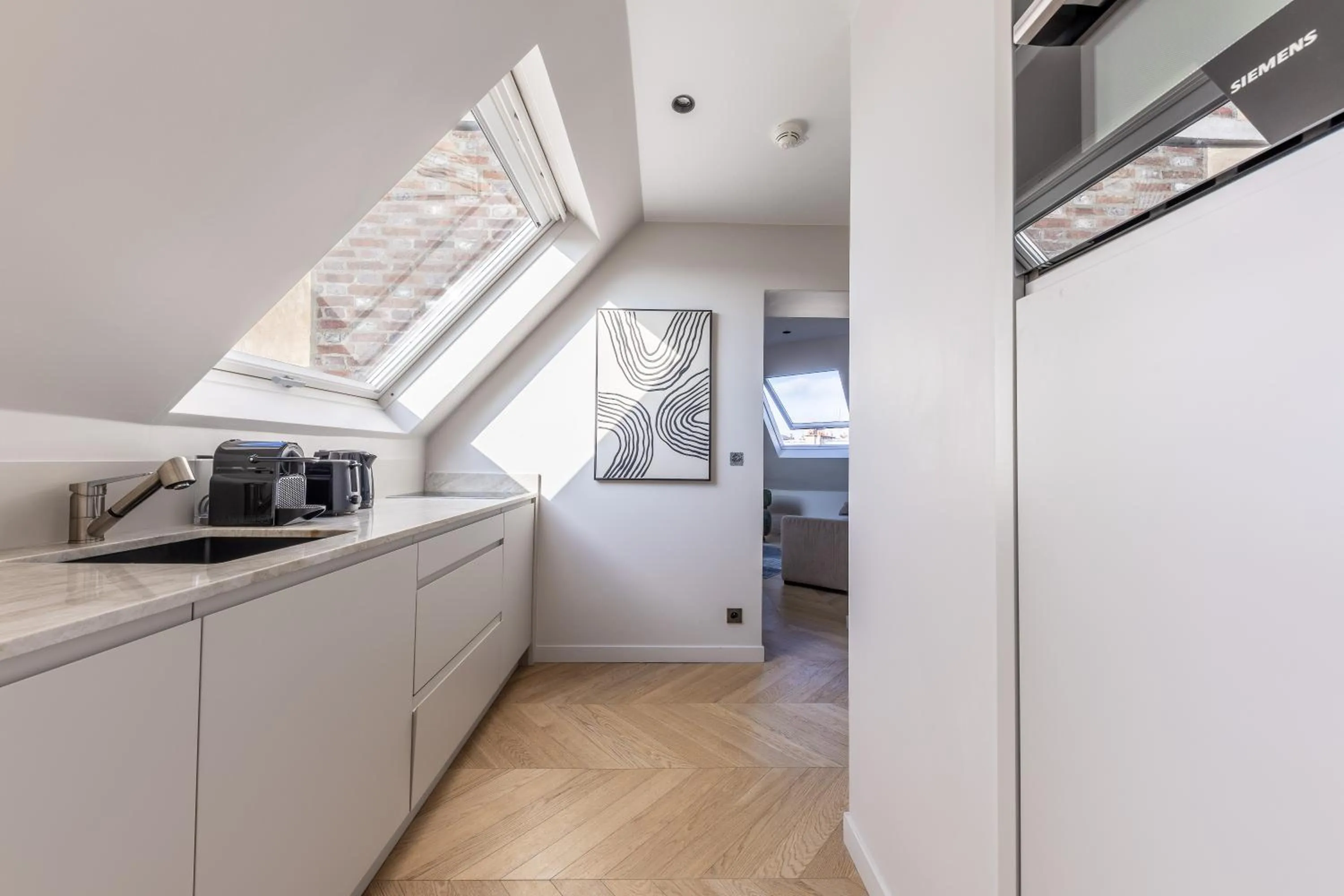 Kitchen or kitchenette in Quartier Libre Marais