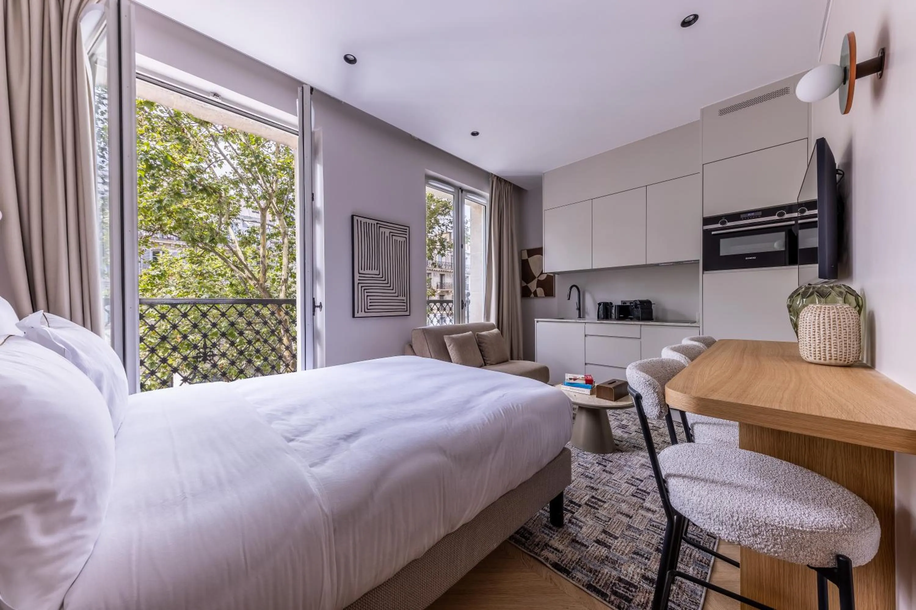 Bed in Quartier Libre Marais