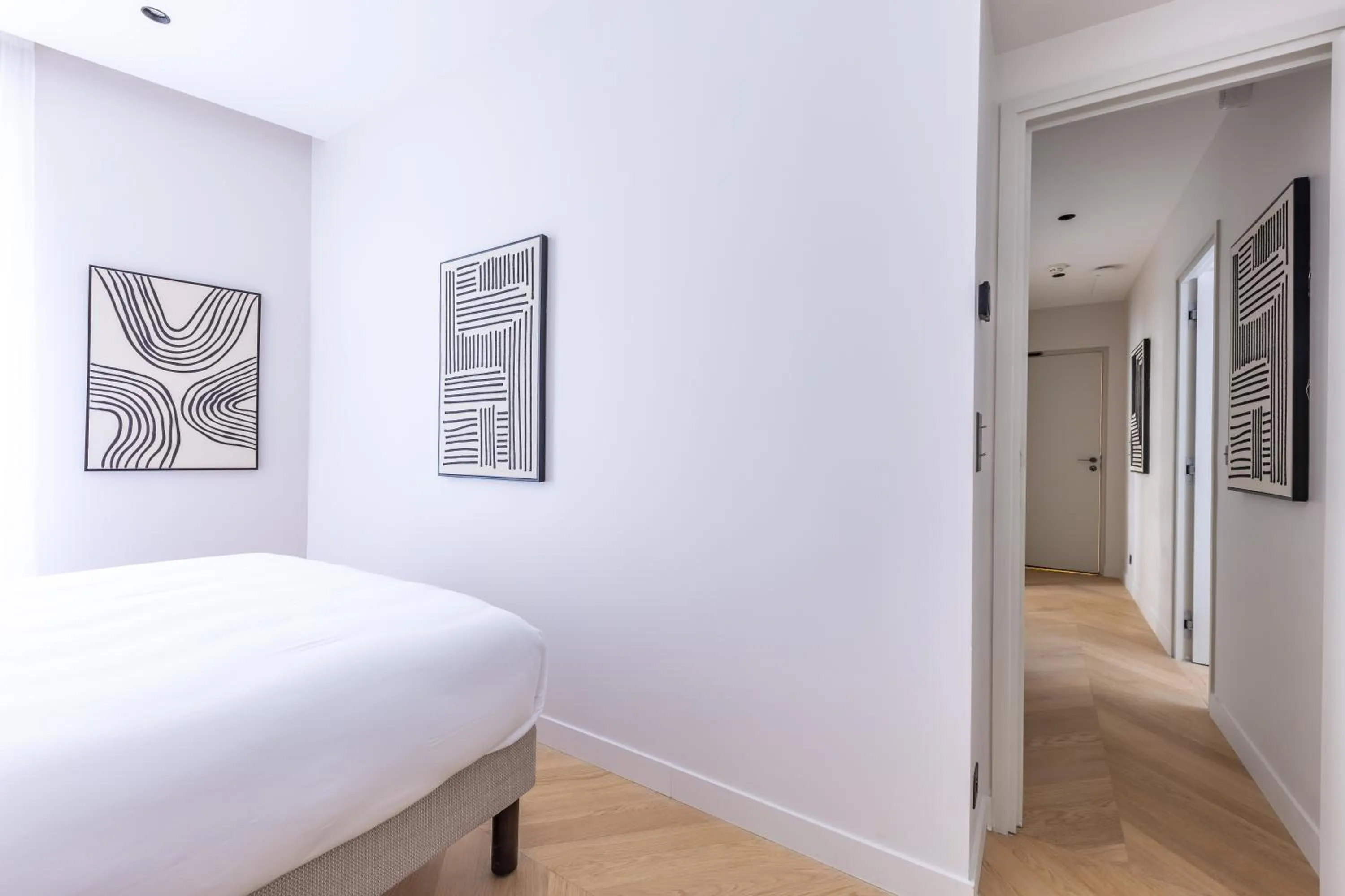 Bed in Quartier Libre Marais