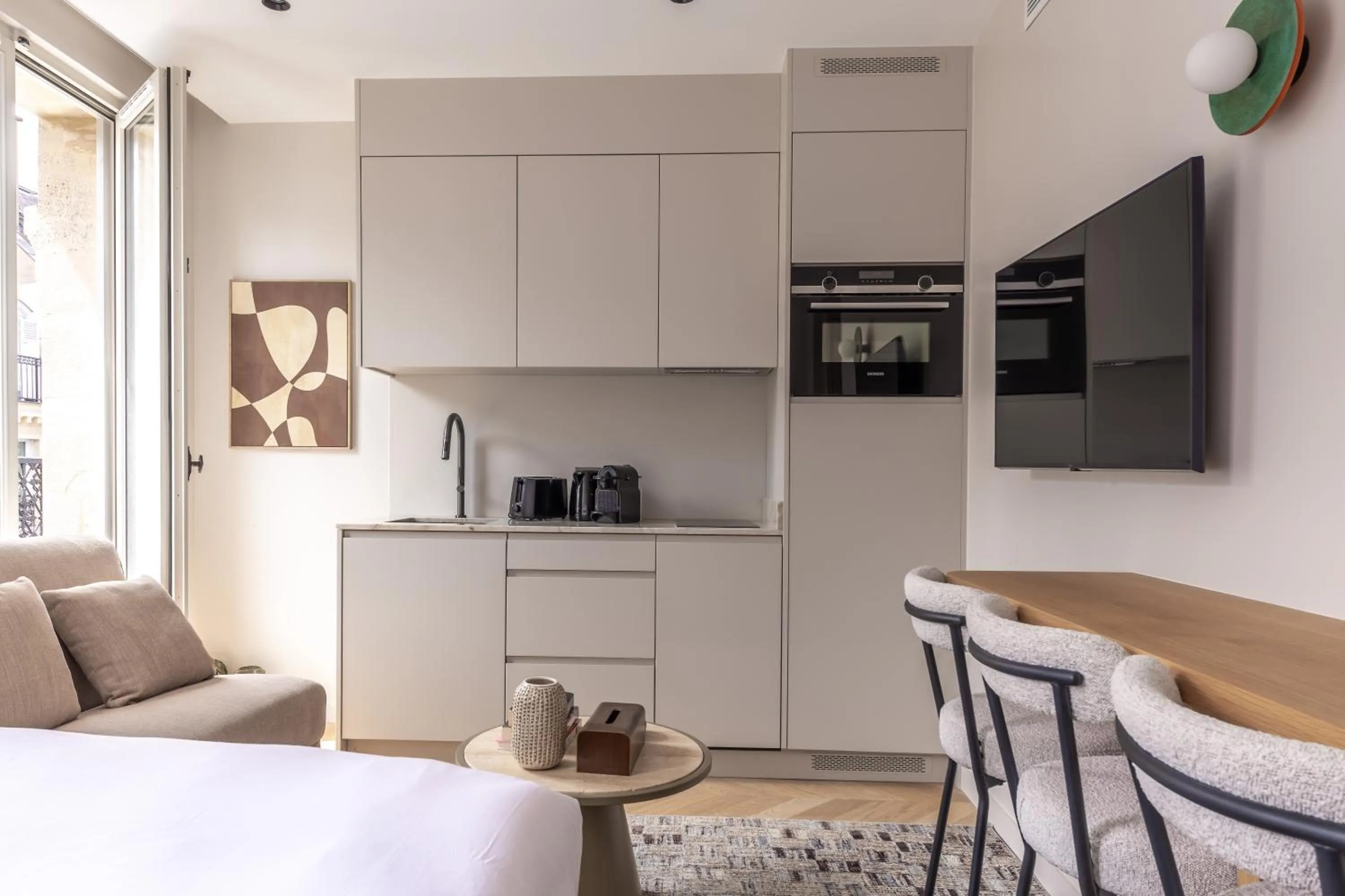 Bed in Quartier Libre Marais