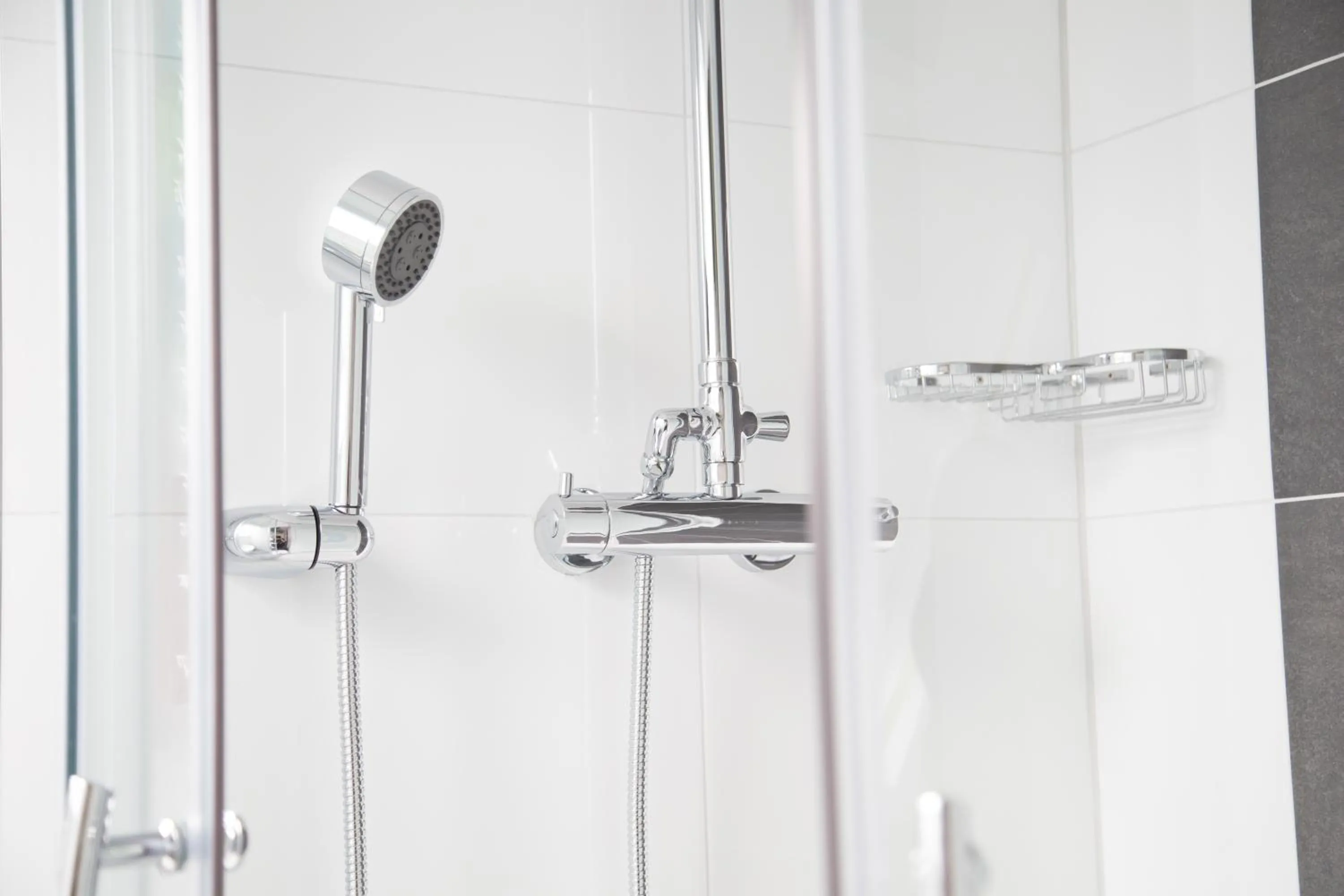 Shower in Alpha & Omega Hotel Stuttgart