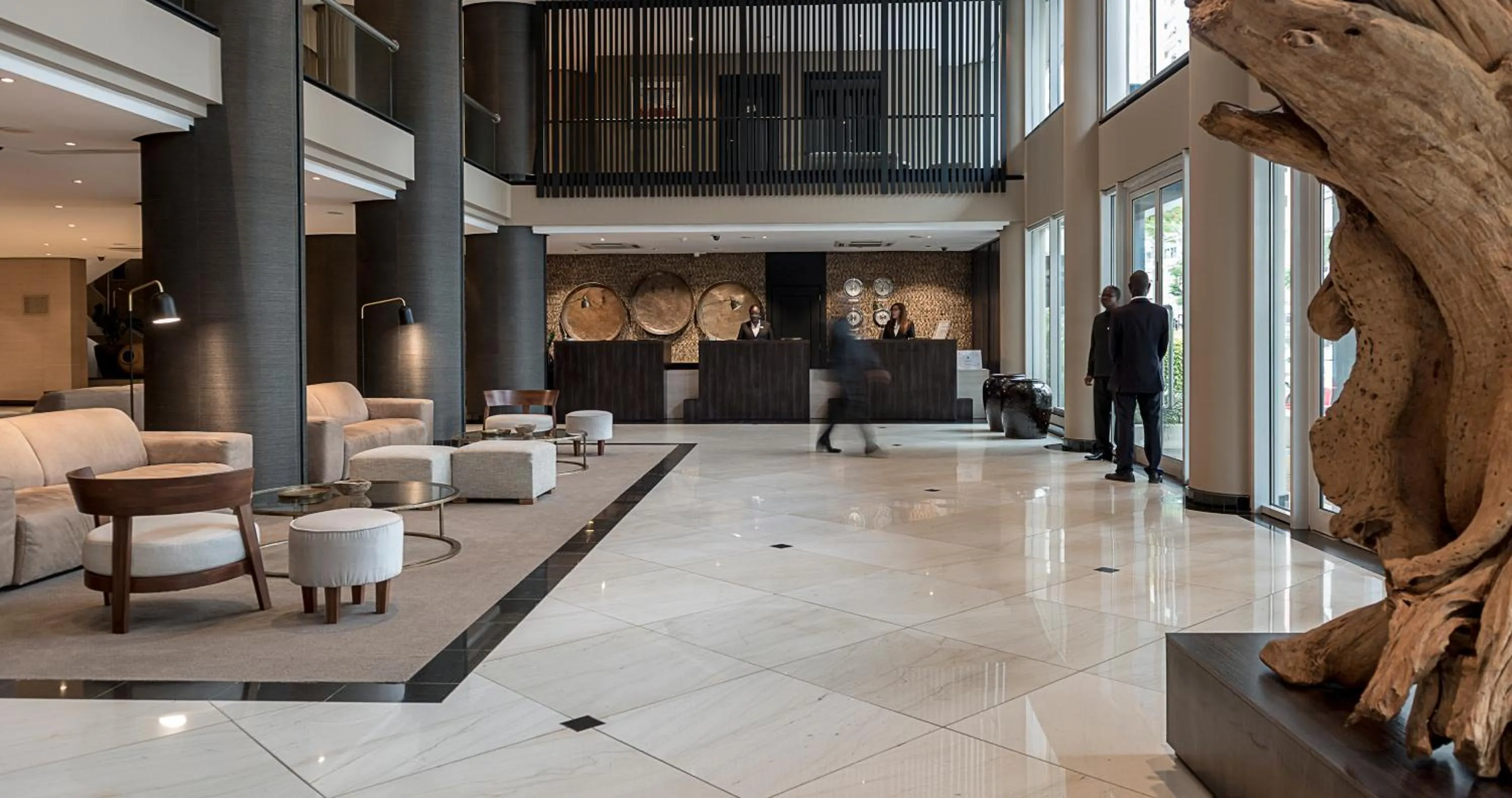 Lobby or reception in Hotel Avenida