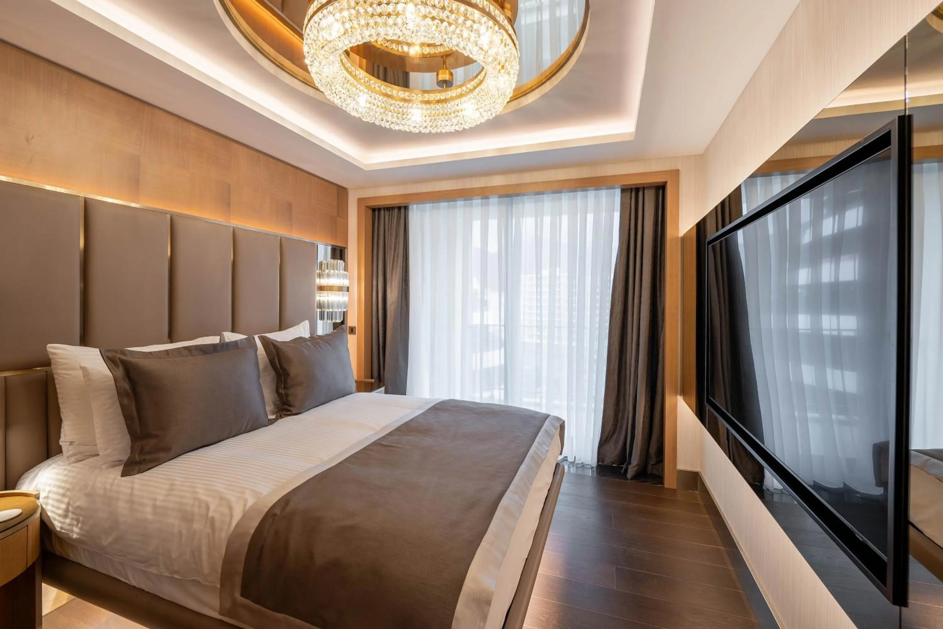 Bedroom, Bed in Merit Starlit Hotel & Residences