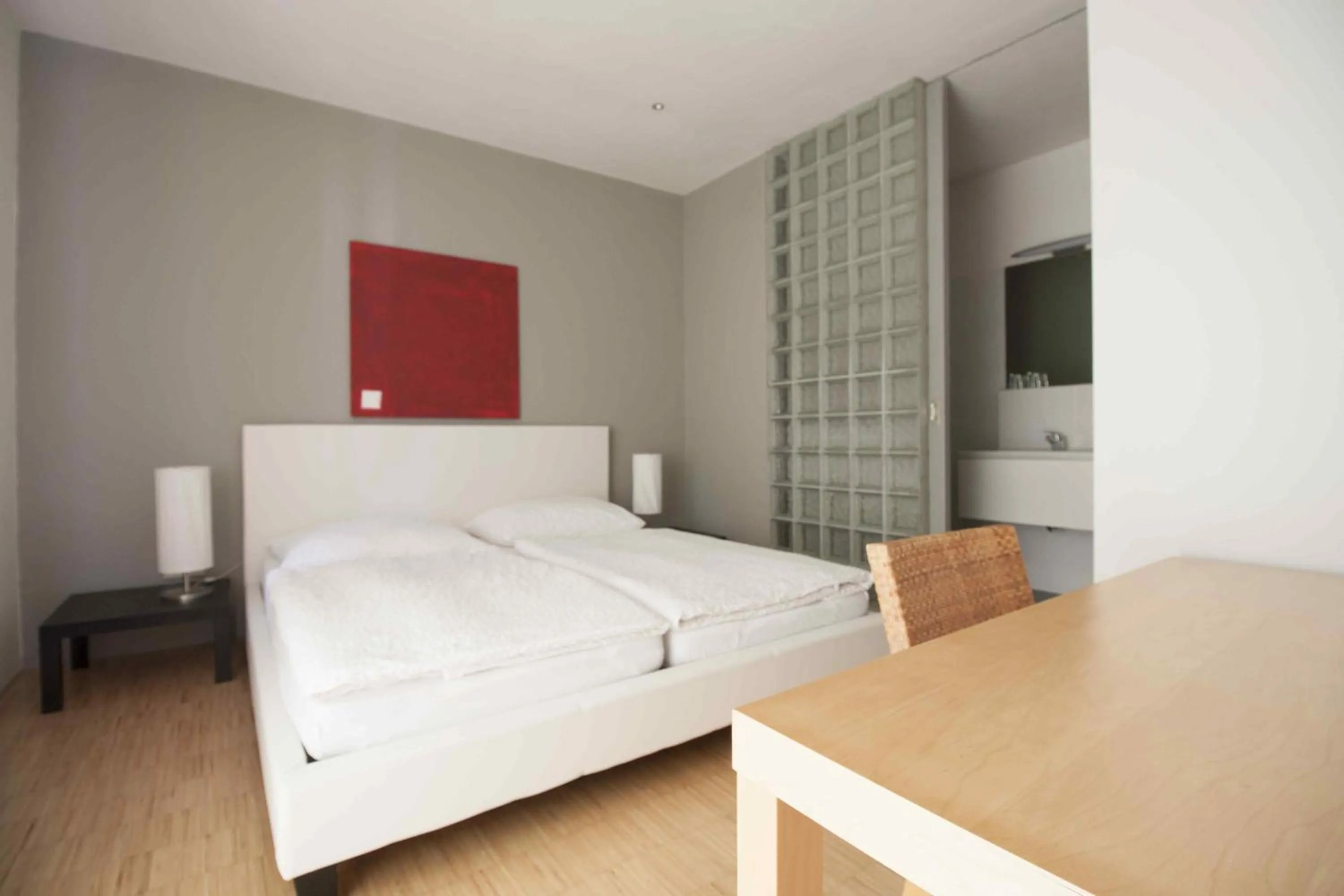 Bedroom, Bed in Appartements Christophorus