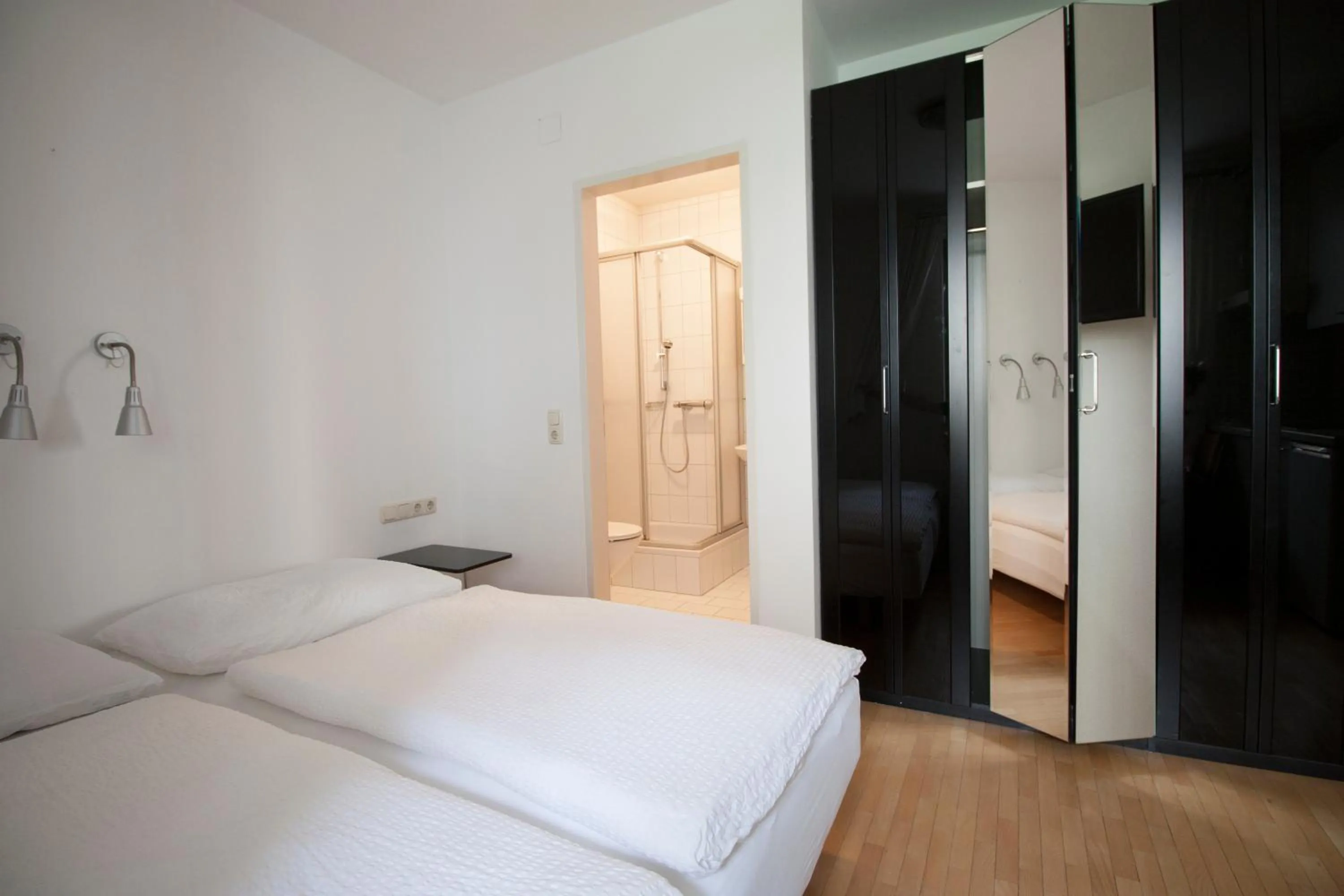 Bedroom, Bed in Appartements Christophorus