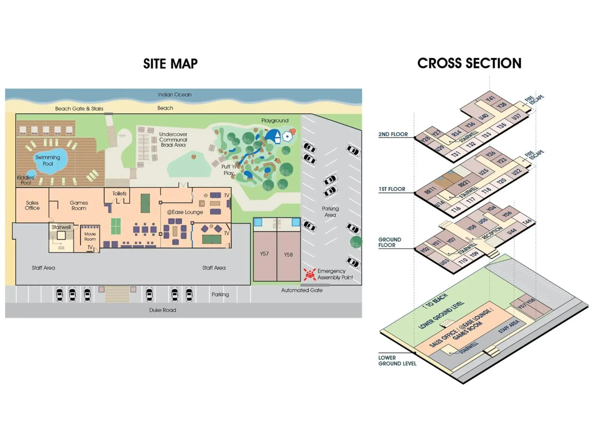 Floor plan in Margate Beach Club Floor plan in Margate Beach Club