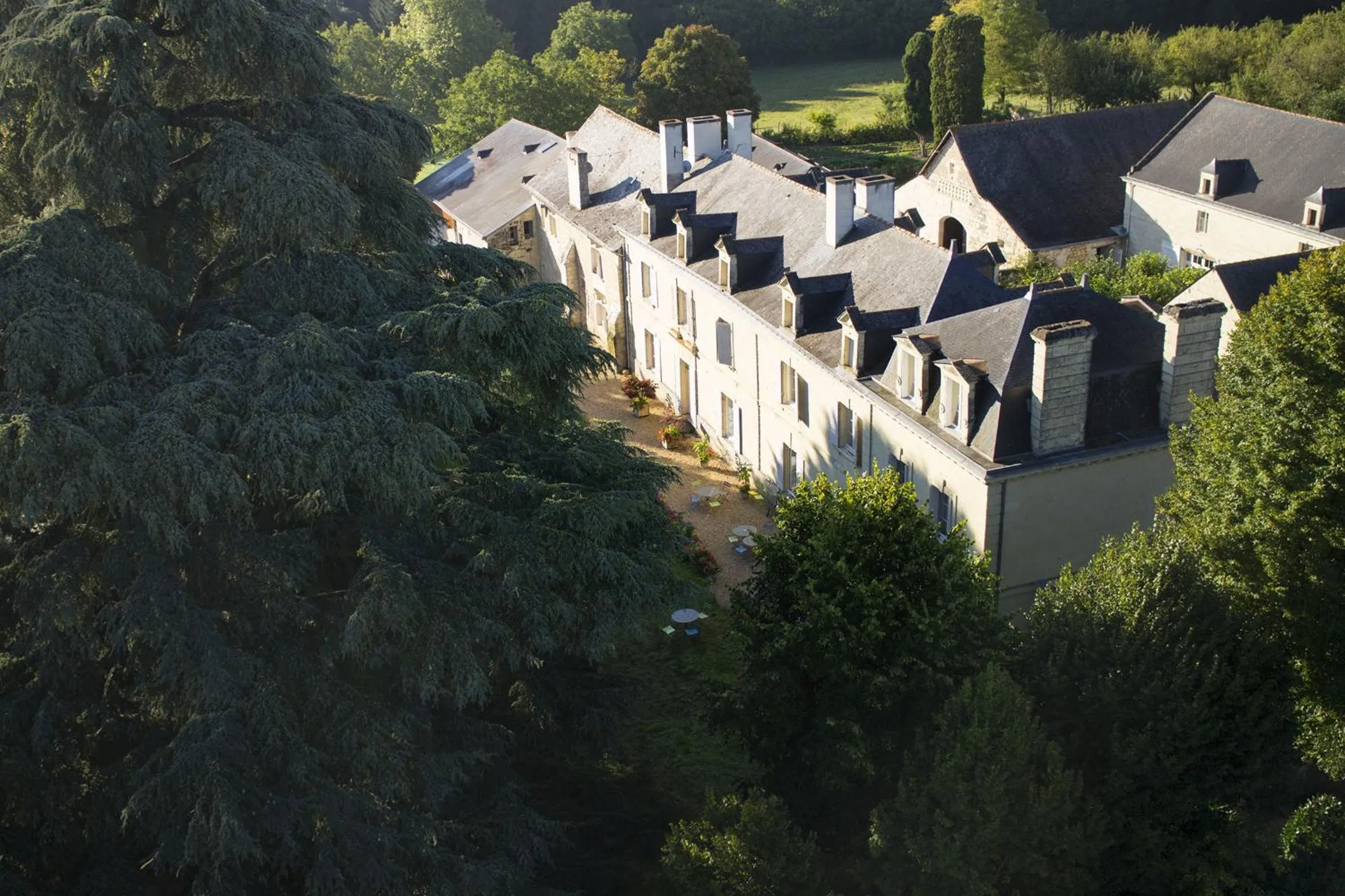 Bird's eye view in Le Domaine de Mestré, The Originals Relais