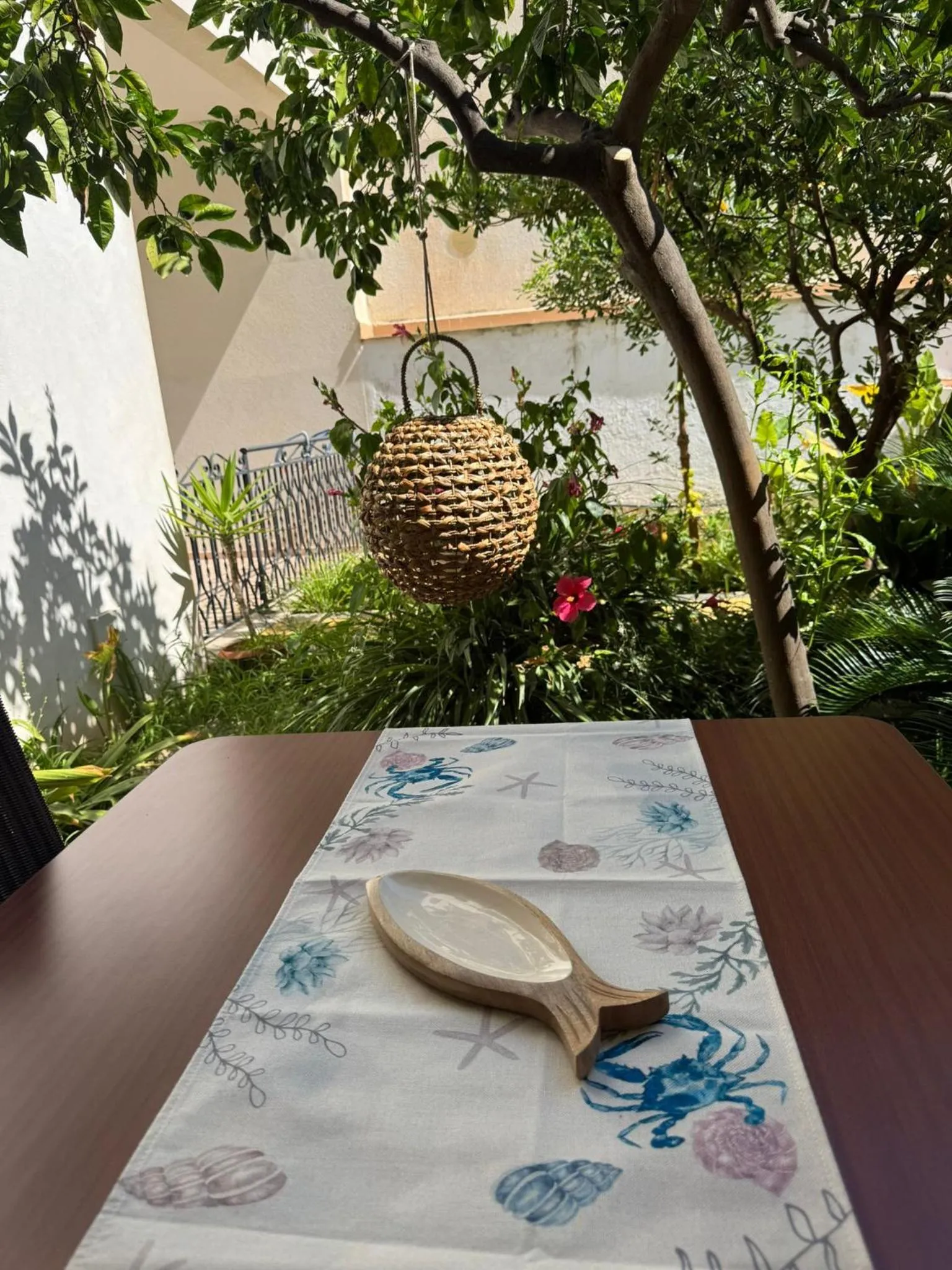 Garden in La Conchiglia sul mare Hotel
