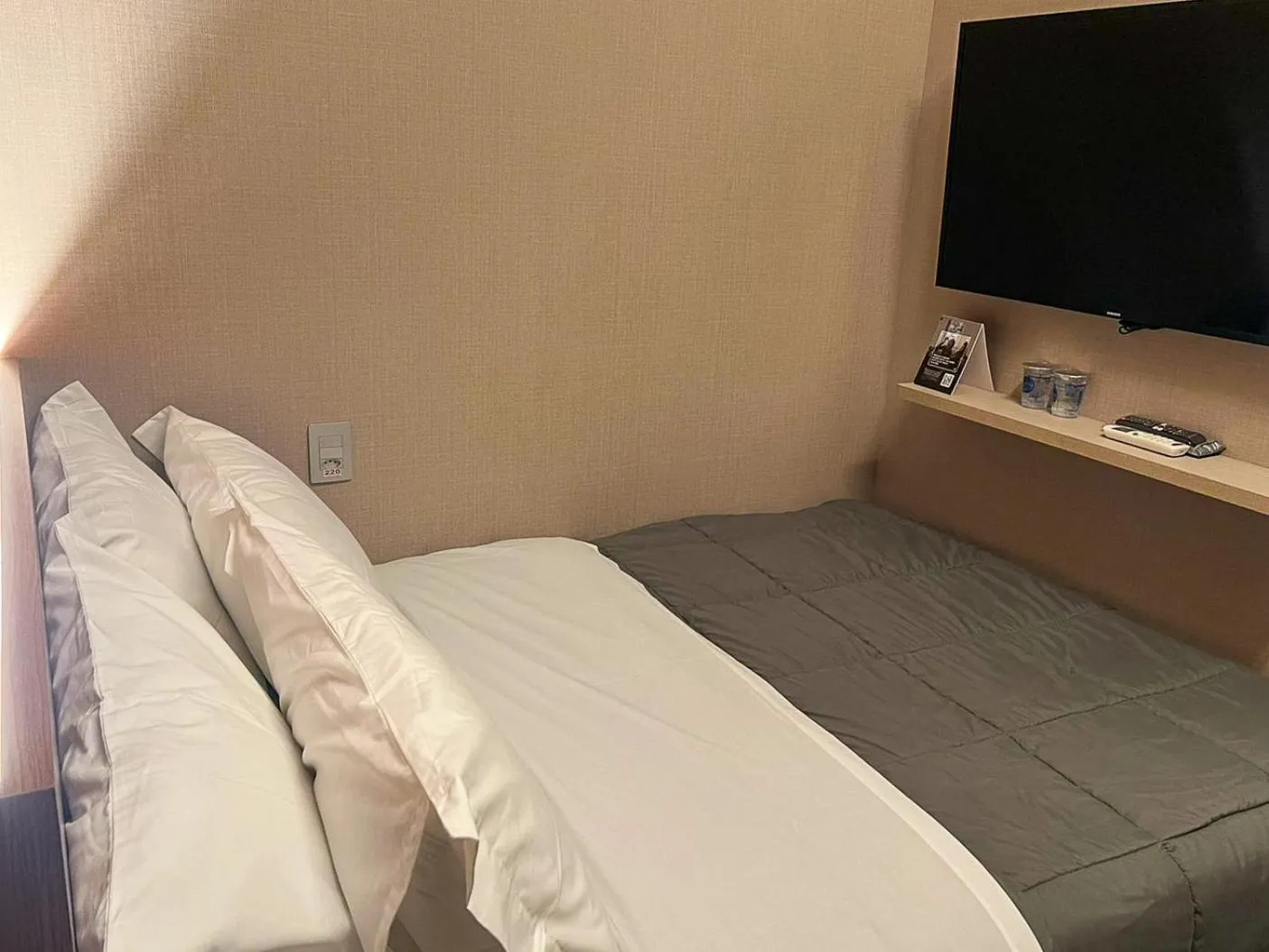 Bed in FAST SLEEP Guarulhos by Slaviero Hotéis