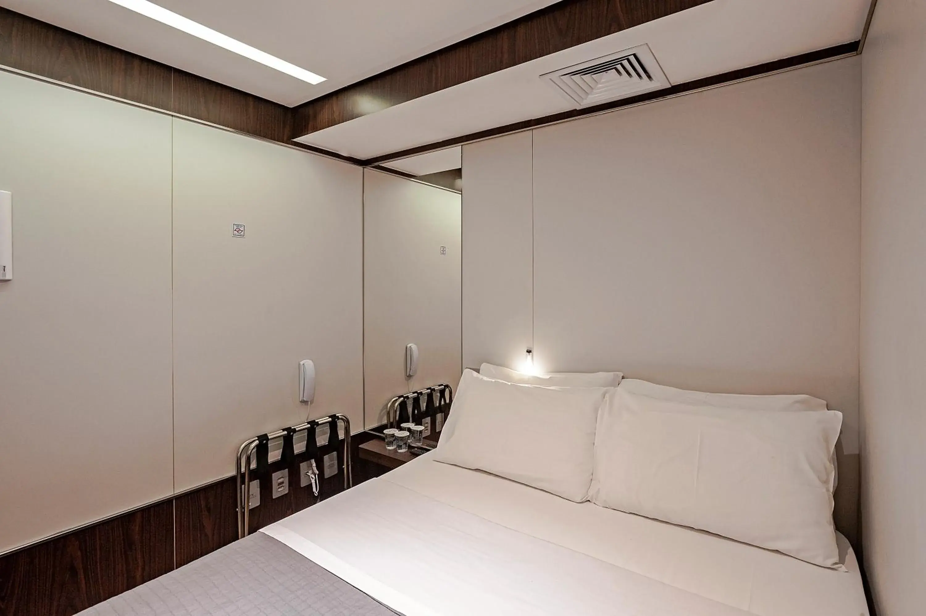 Bed in FAST SLEEP Guarulhos by Slaviero Hotéis Bed in FAST SLEEP Guarulhos by Slaviero Hotéis