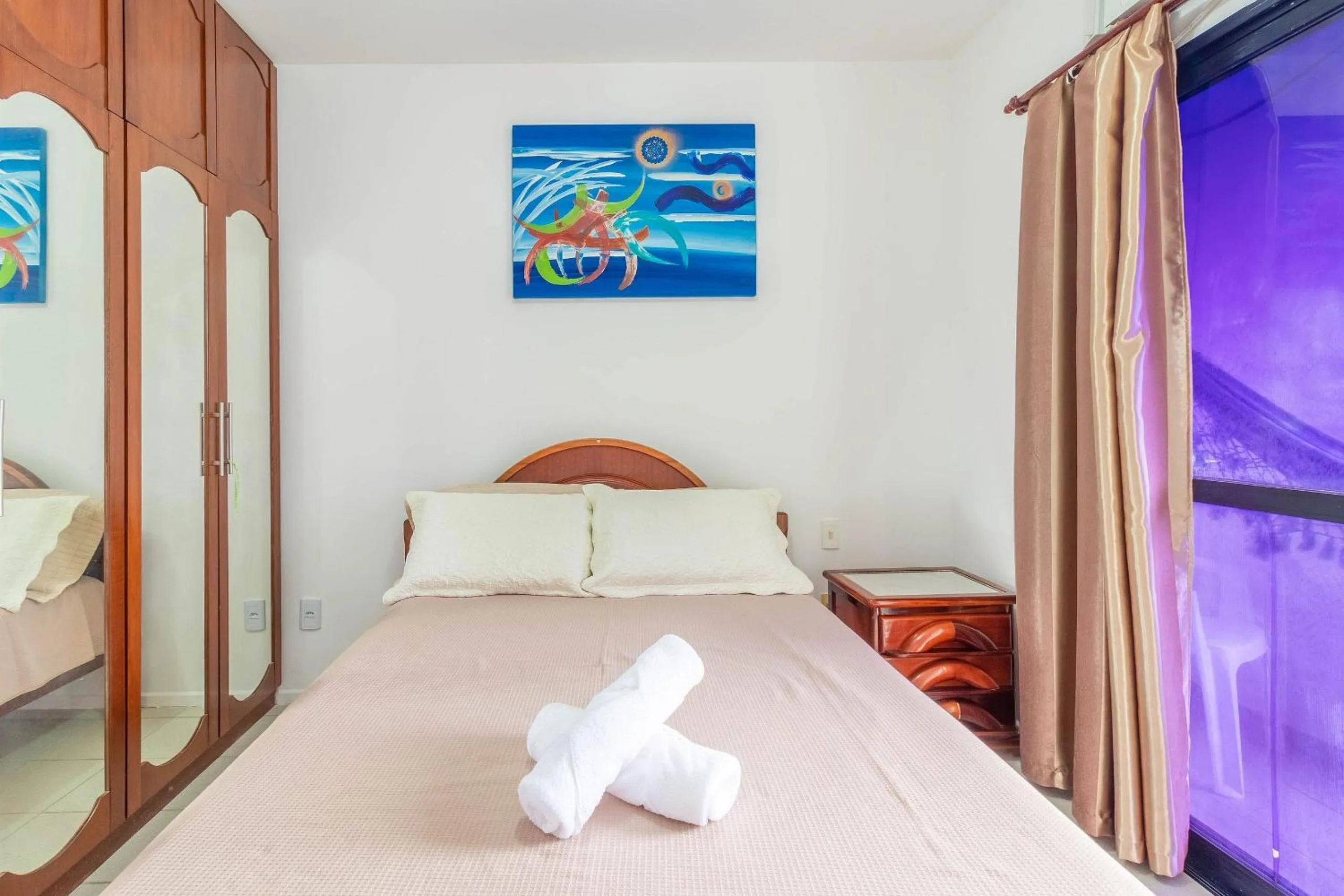 Bedroom in GB39 Apto a 50m da Praia em Guarajuba, 2/4