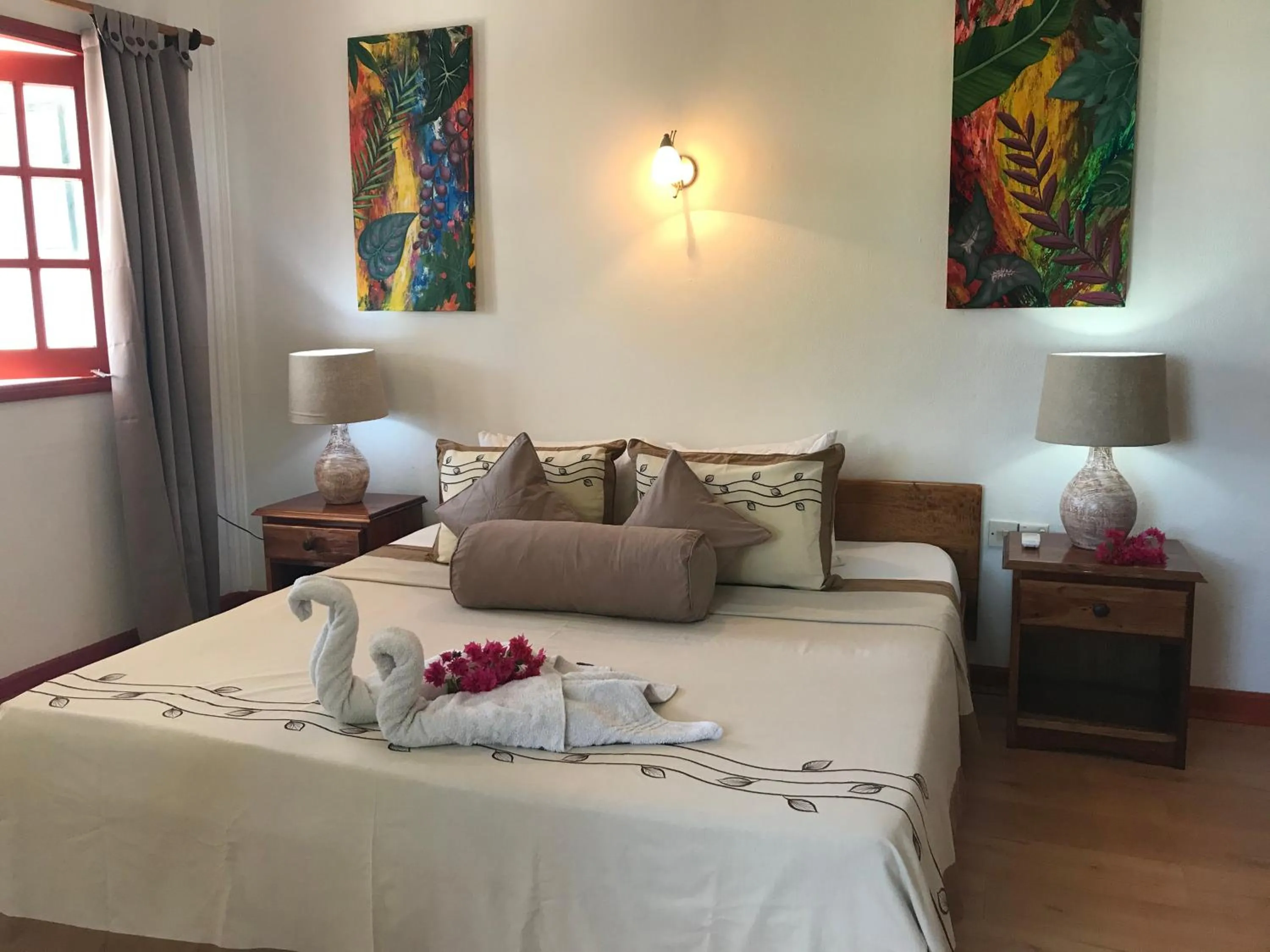 Bed in Hotel L'Ocean