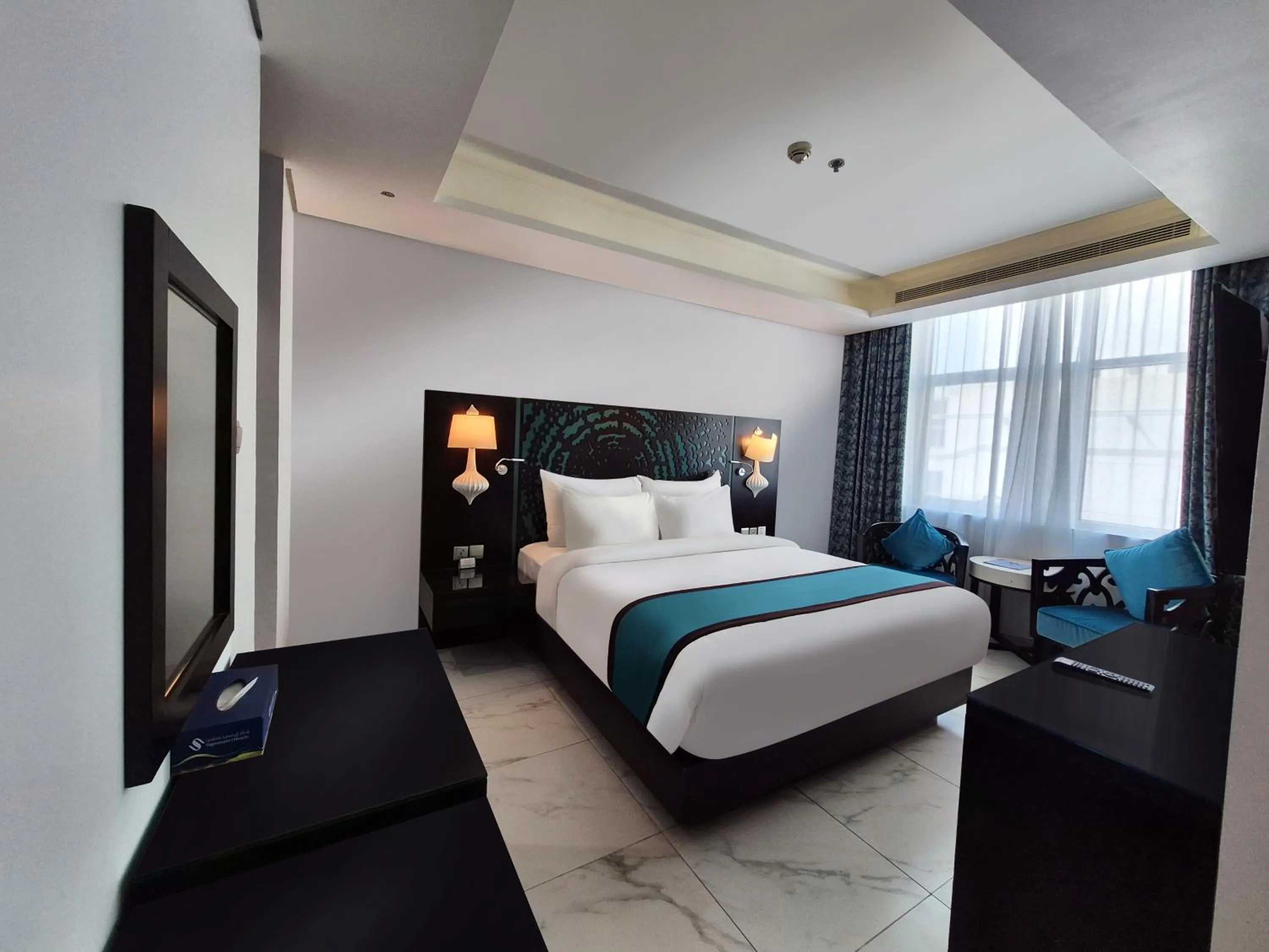 Bedroom, Bed in Signature Hotel Al Barsha