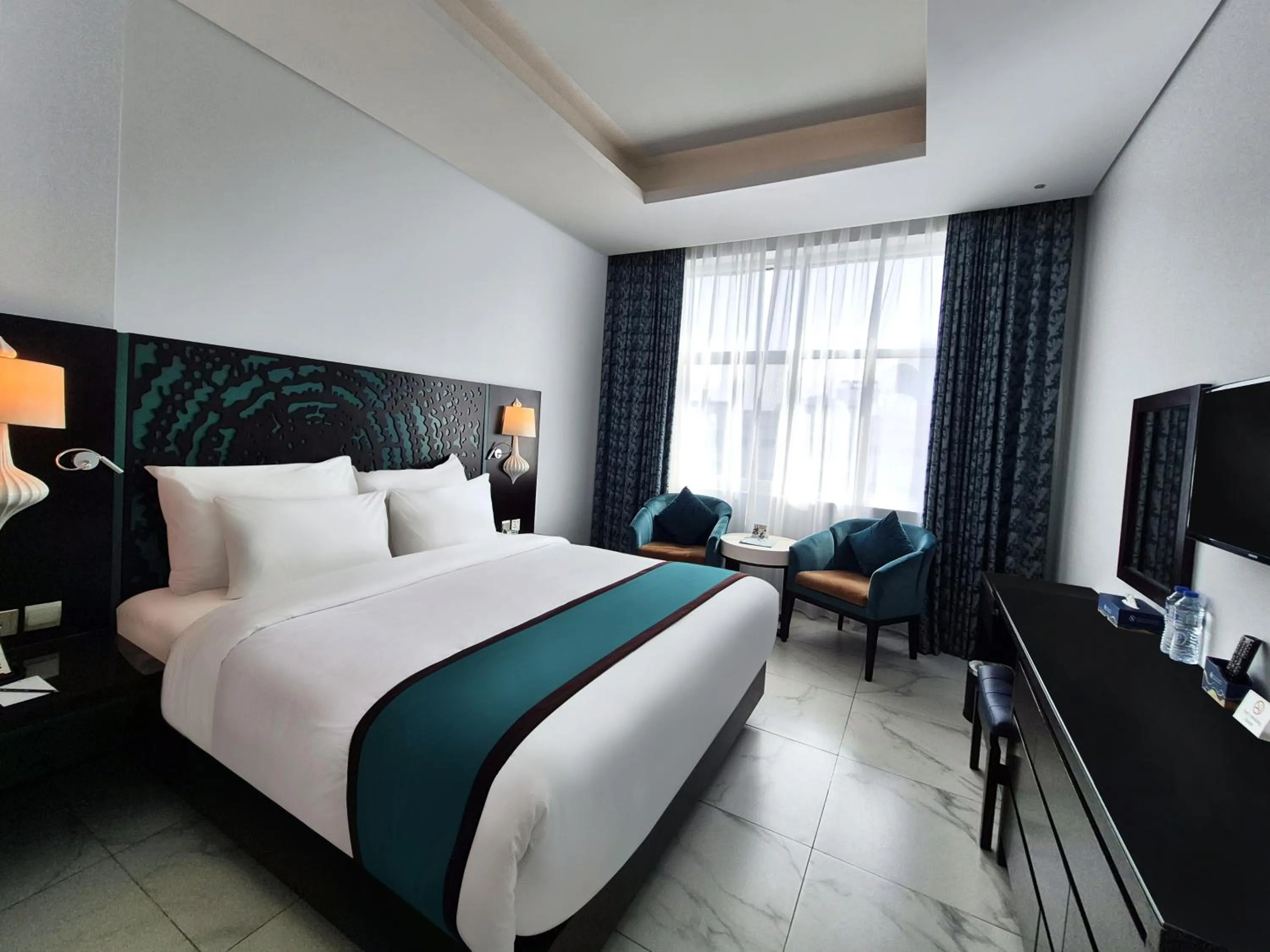 Bedroom, Bed in Signature Hotel Al Barsha