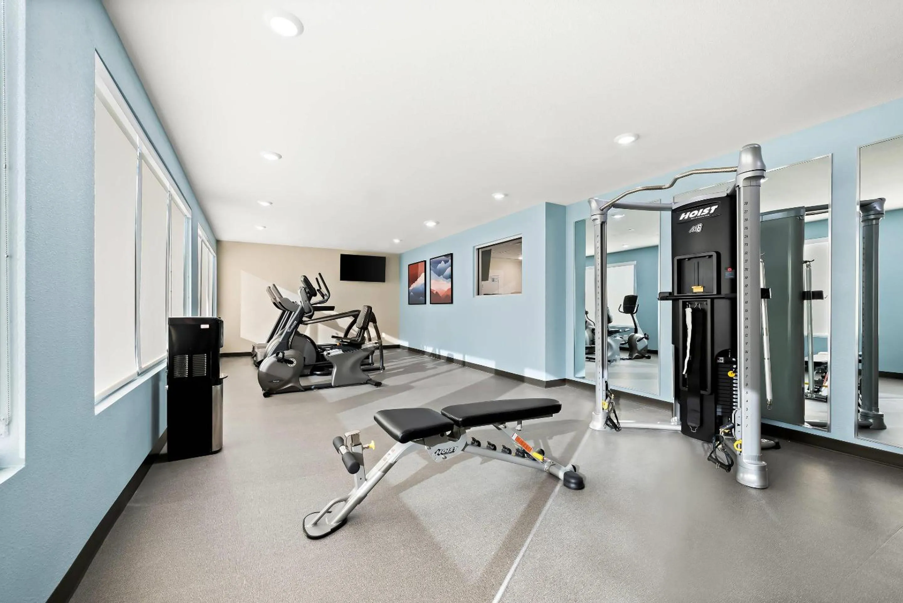 Fitness centre/facilities in Everhome Suites Huntsville - Research Park