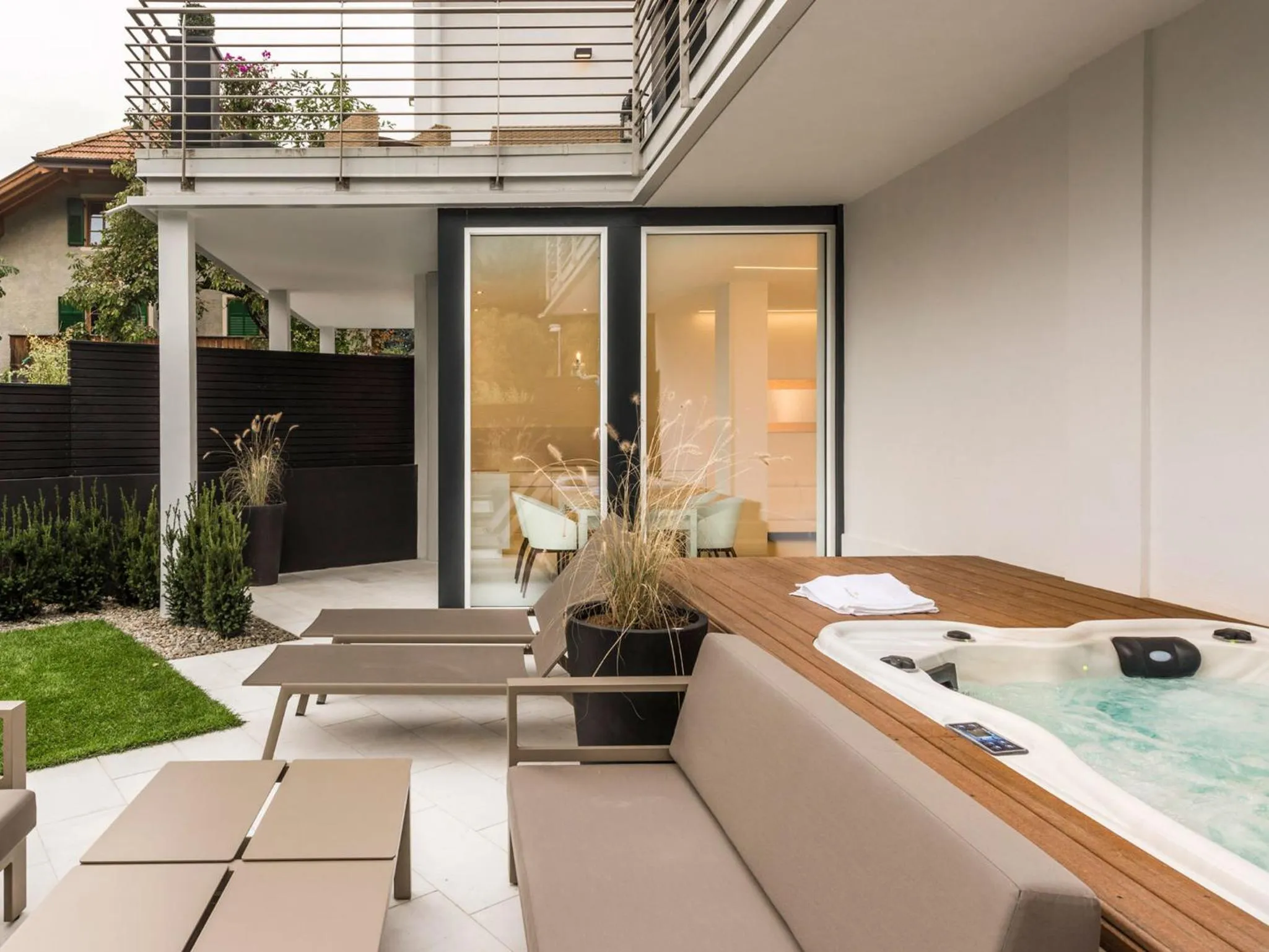 Balcony/Terrace in Merangardenvilla adults only