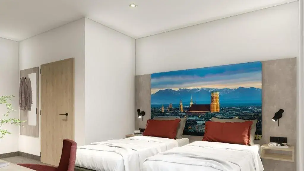 Photo of the whole room in C & N Hotel - an der Messe München Photo of the whole room in C & N Hotel - an der Messe München