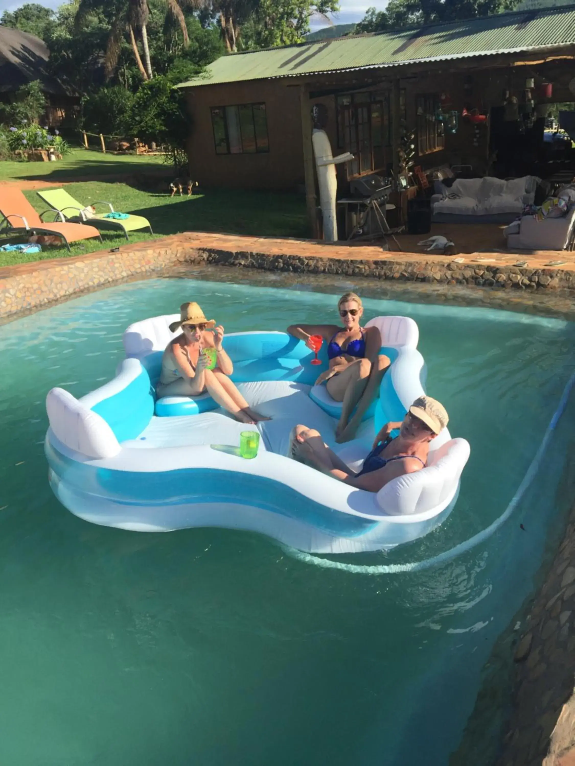 Swimming pool in Caracal Lodge Swimming pool in Caracal Lodge