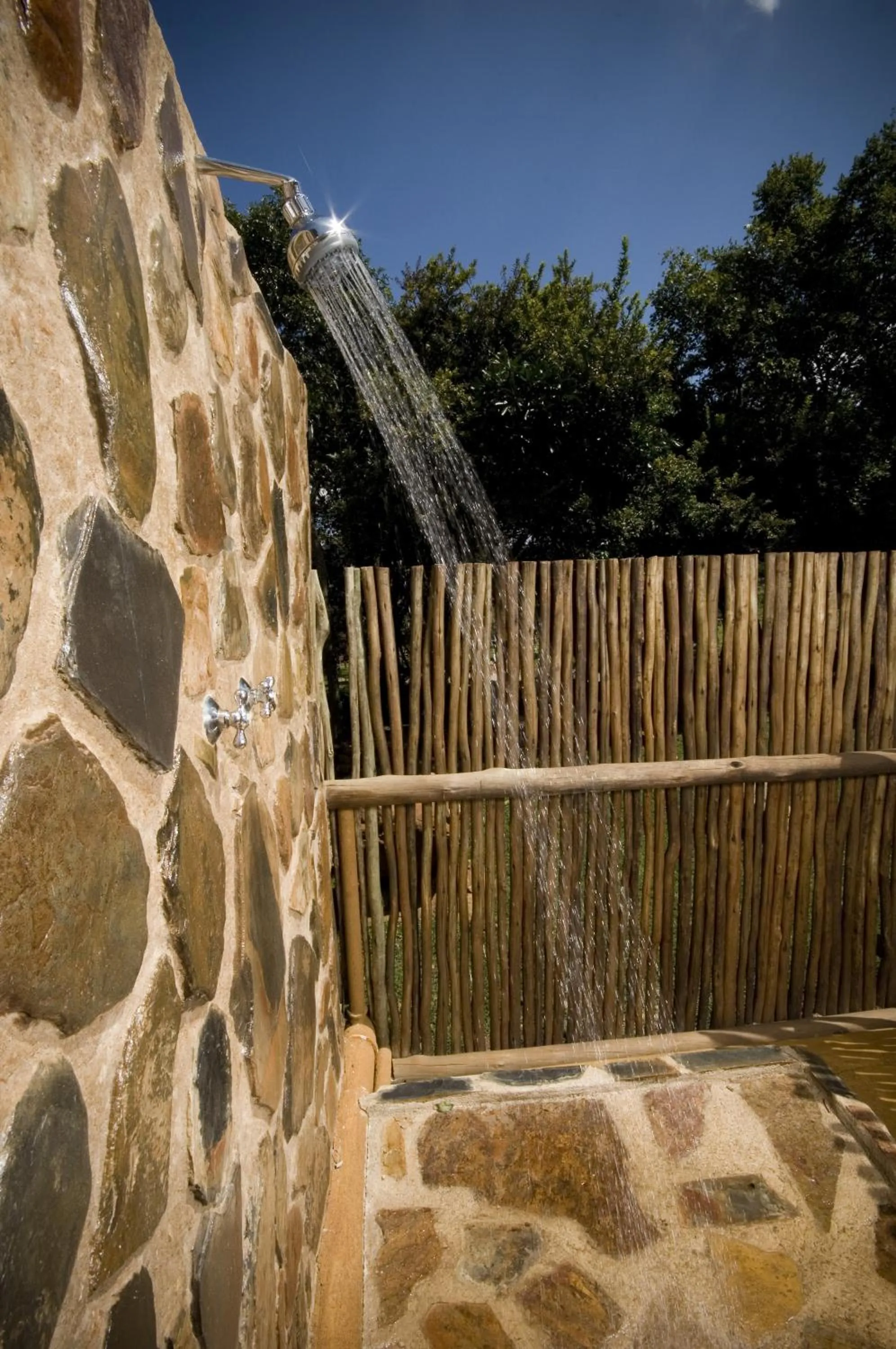 Shower in Caracal Lodge