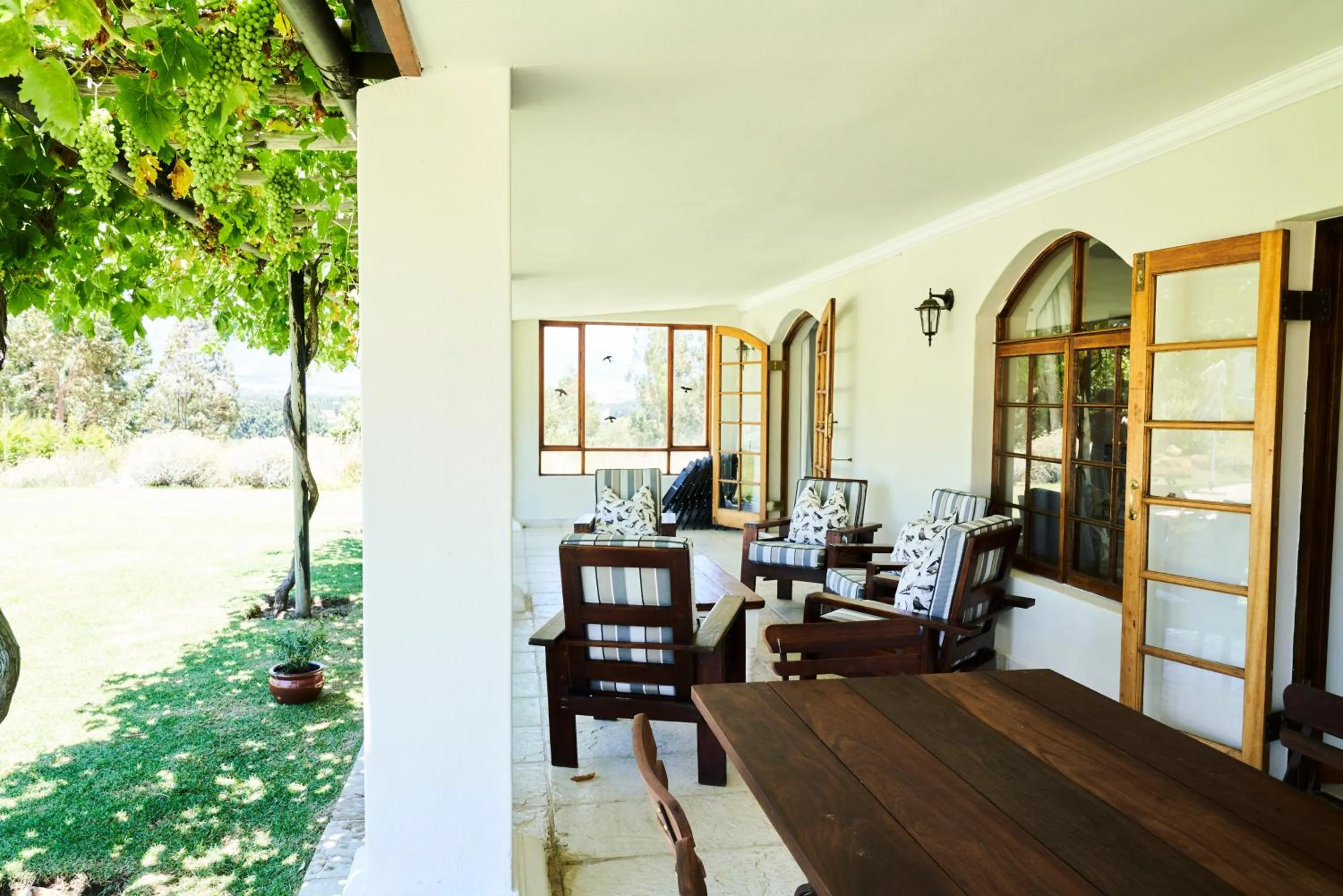 Patio in Raptor Rise Farm