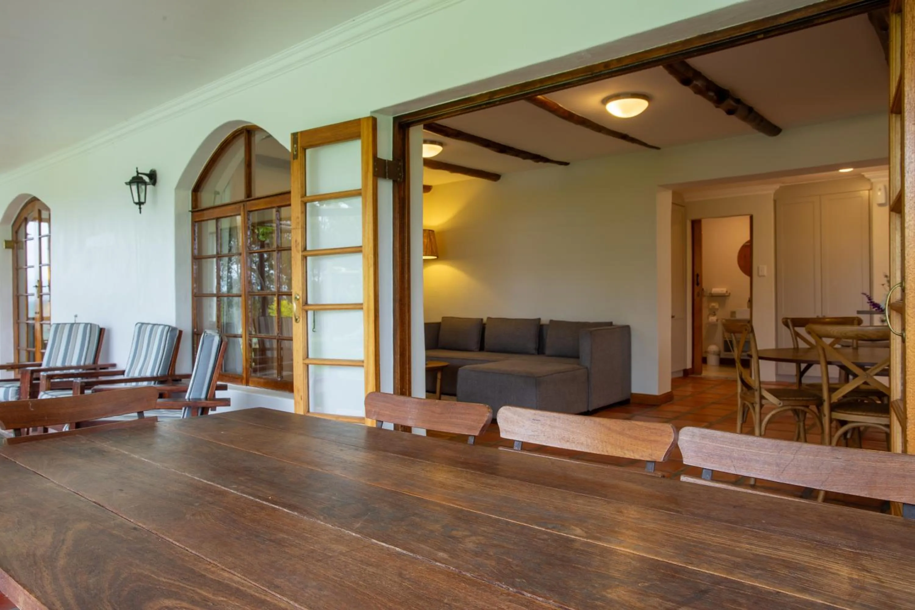 Living room in Raptor Rise Farm