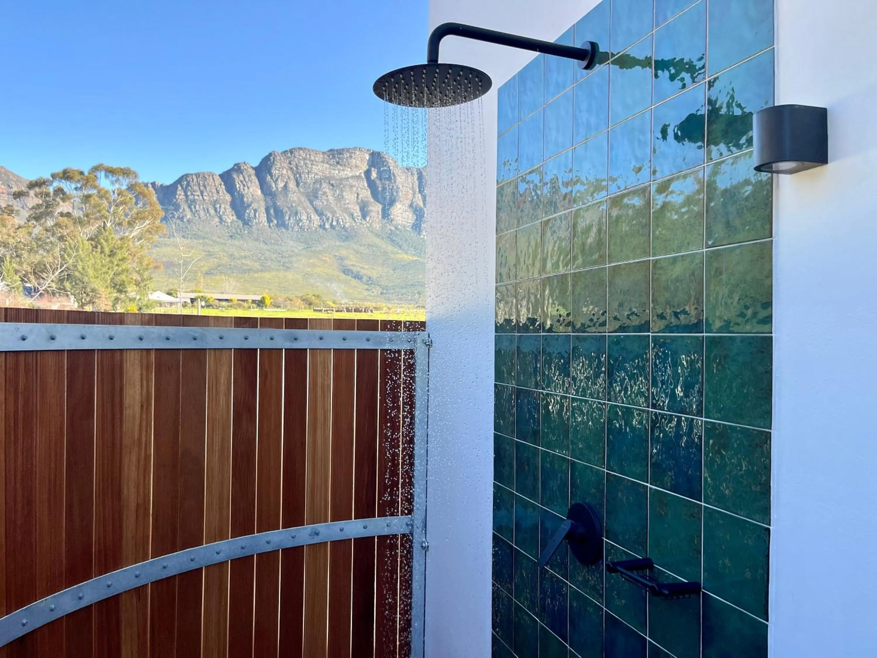 Shower in Raptor Rise Farm