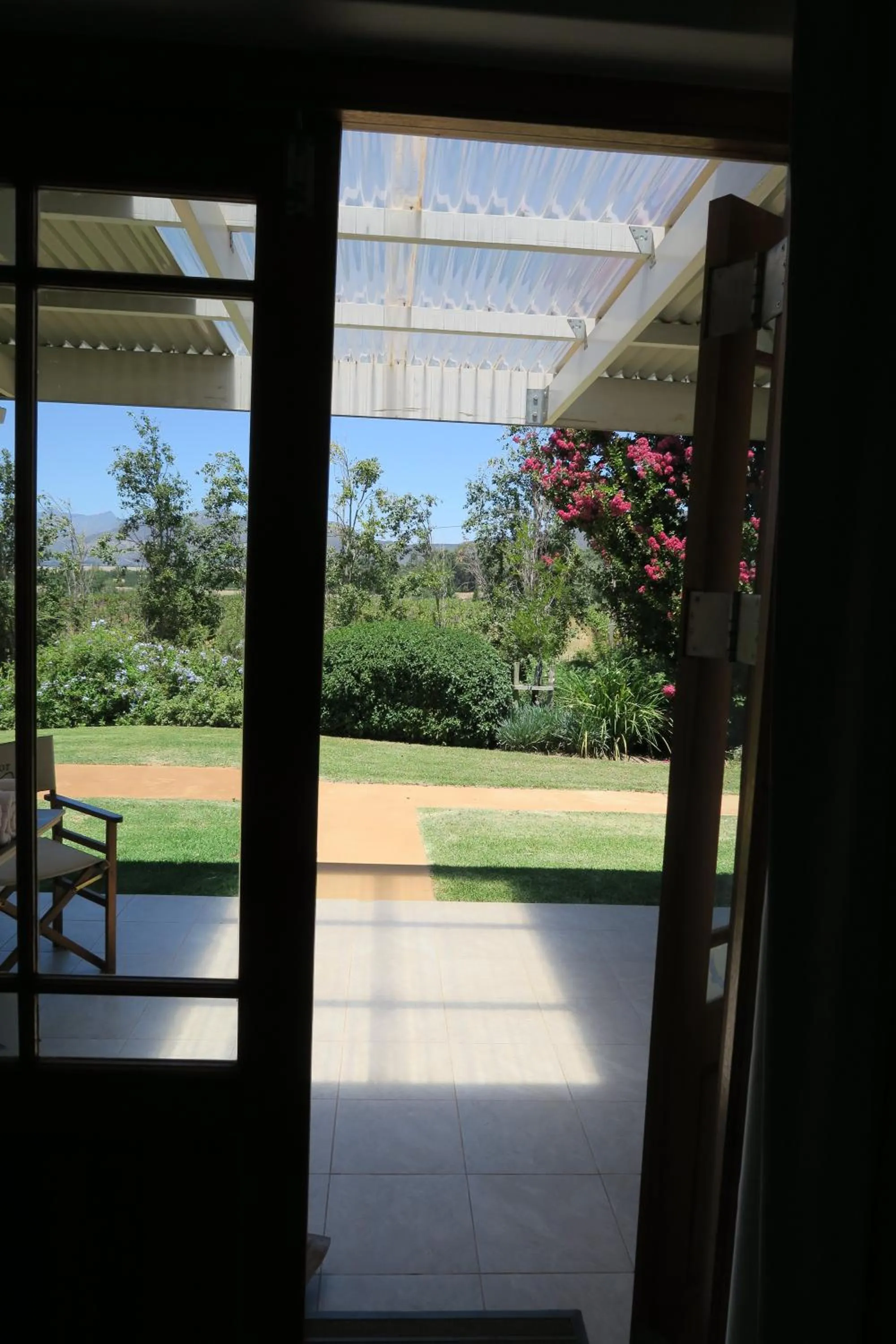 Patio in Raptor Rise Farm