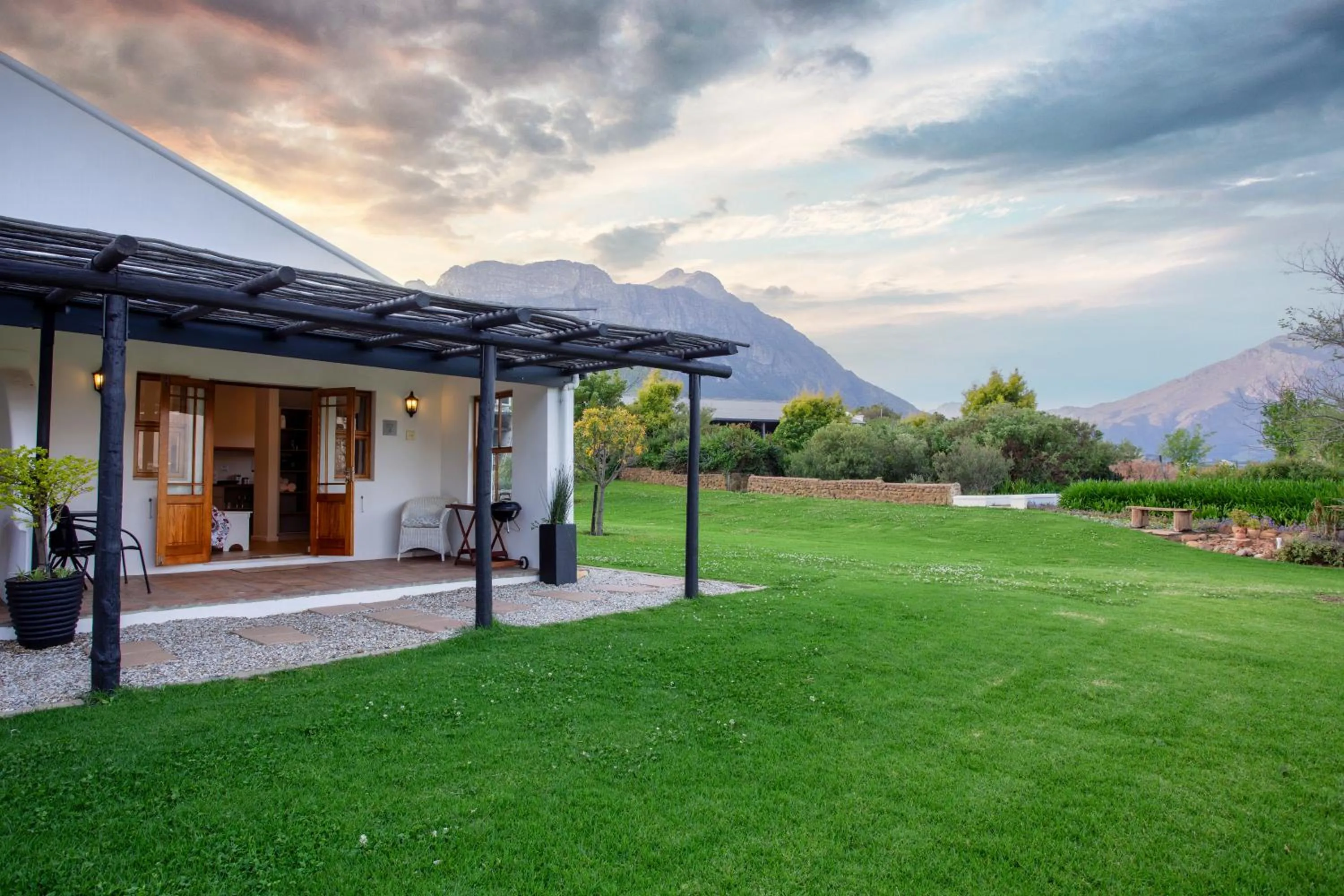 Patio in Raptor Rise Farm