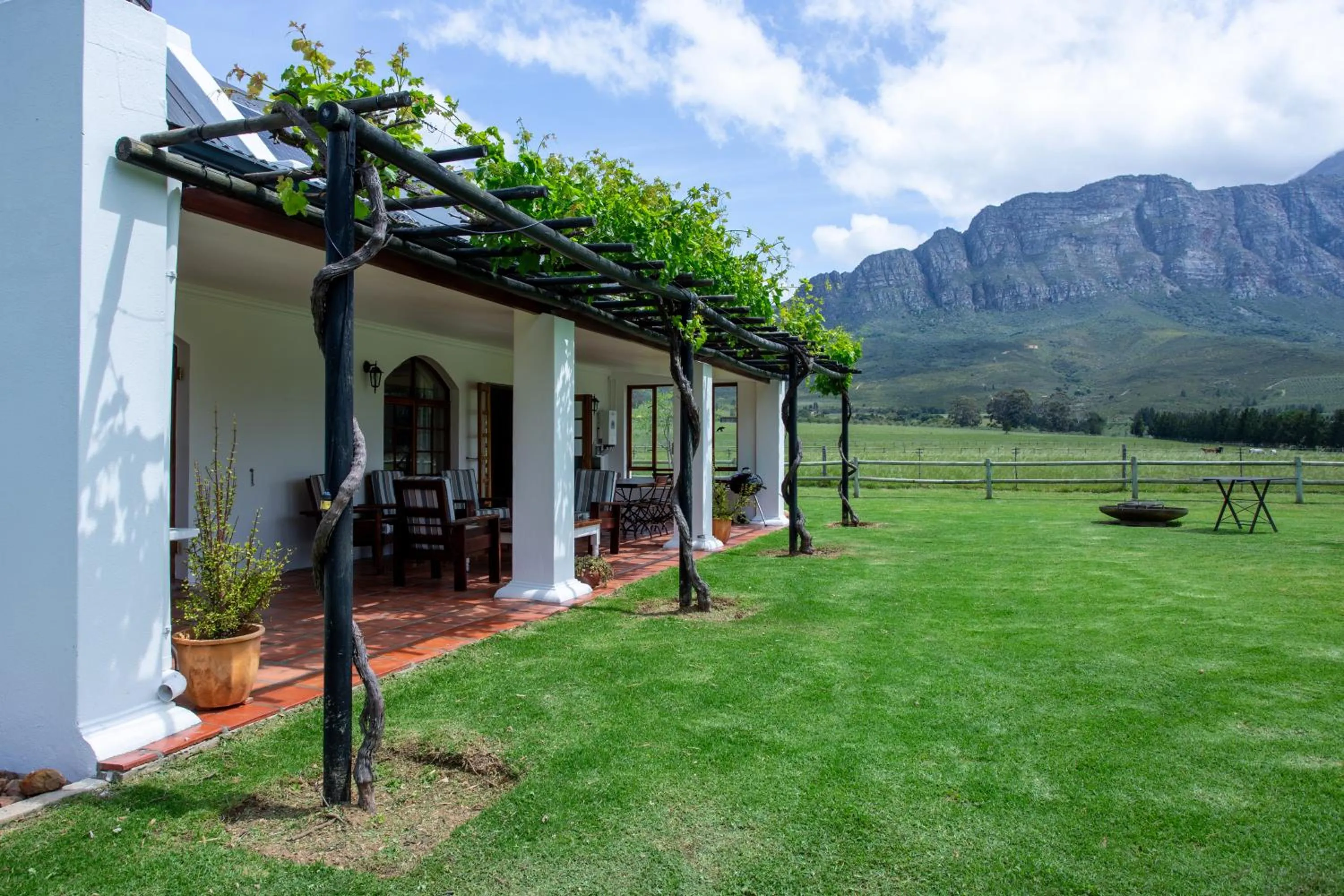 Patio in Raptor Rise Farm