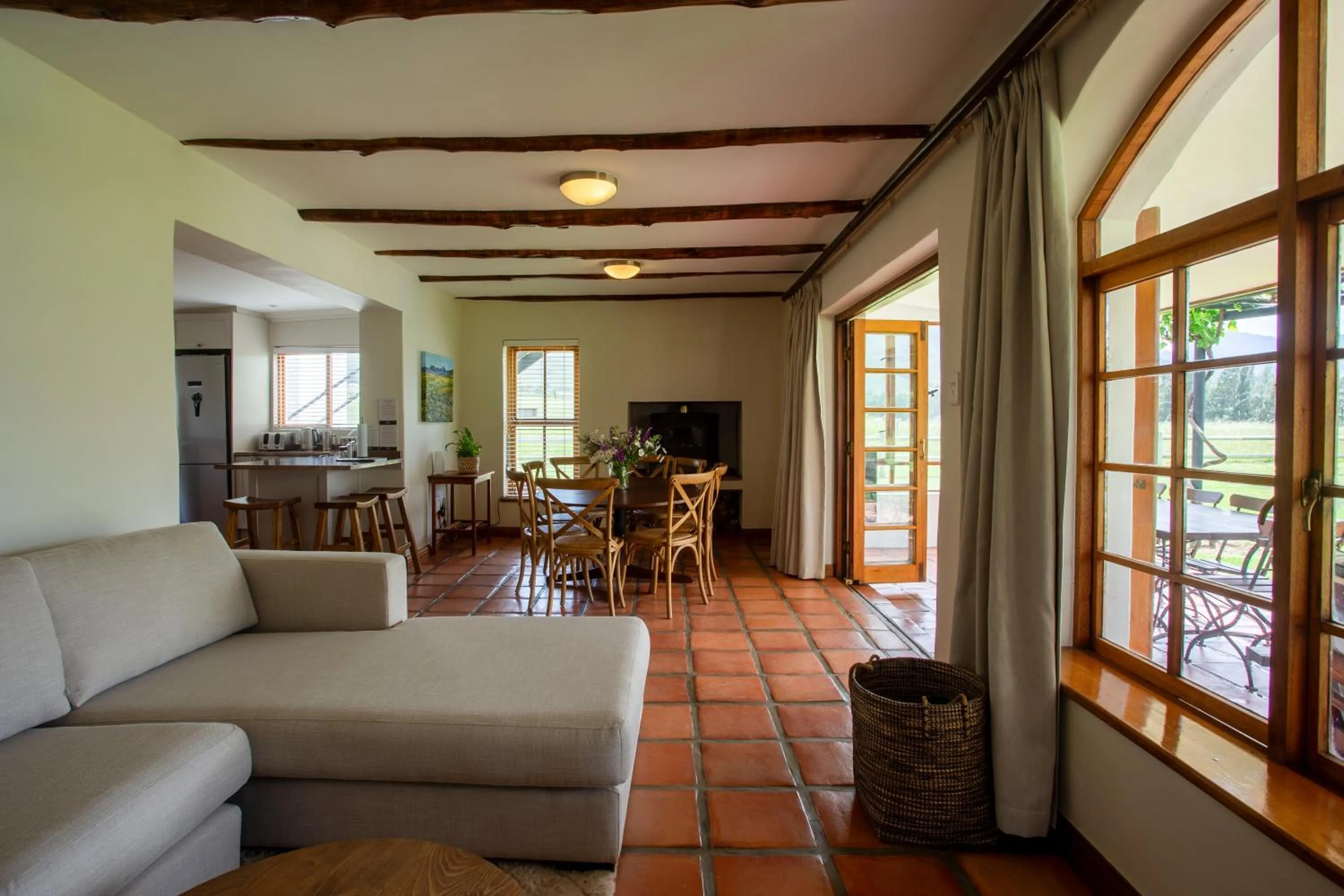 Living room in Raptor Rise Farm