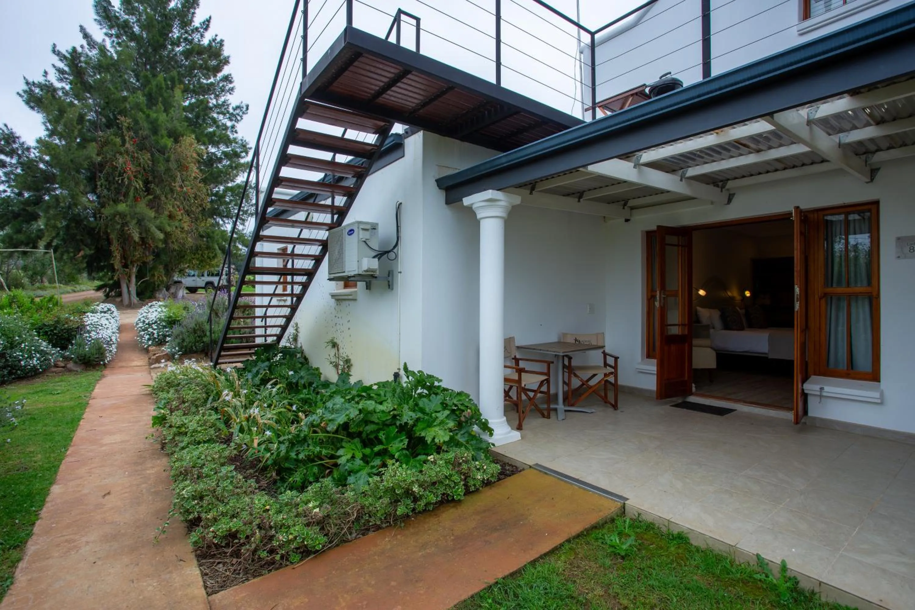 Patio in Raptor Rise Farm