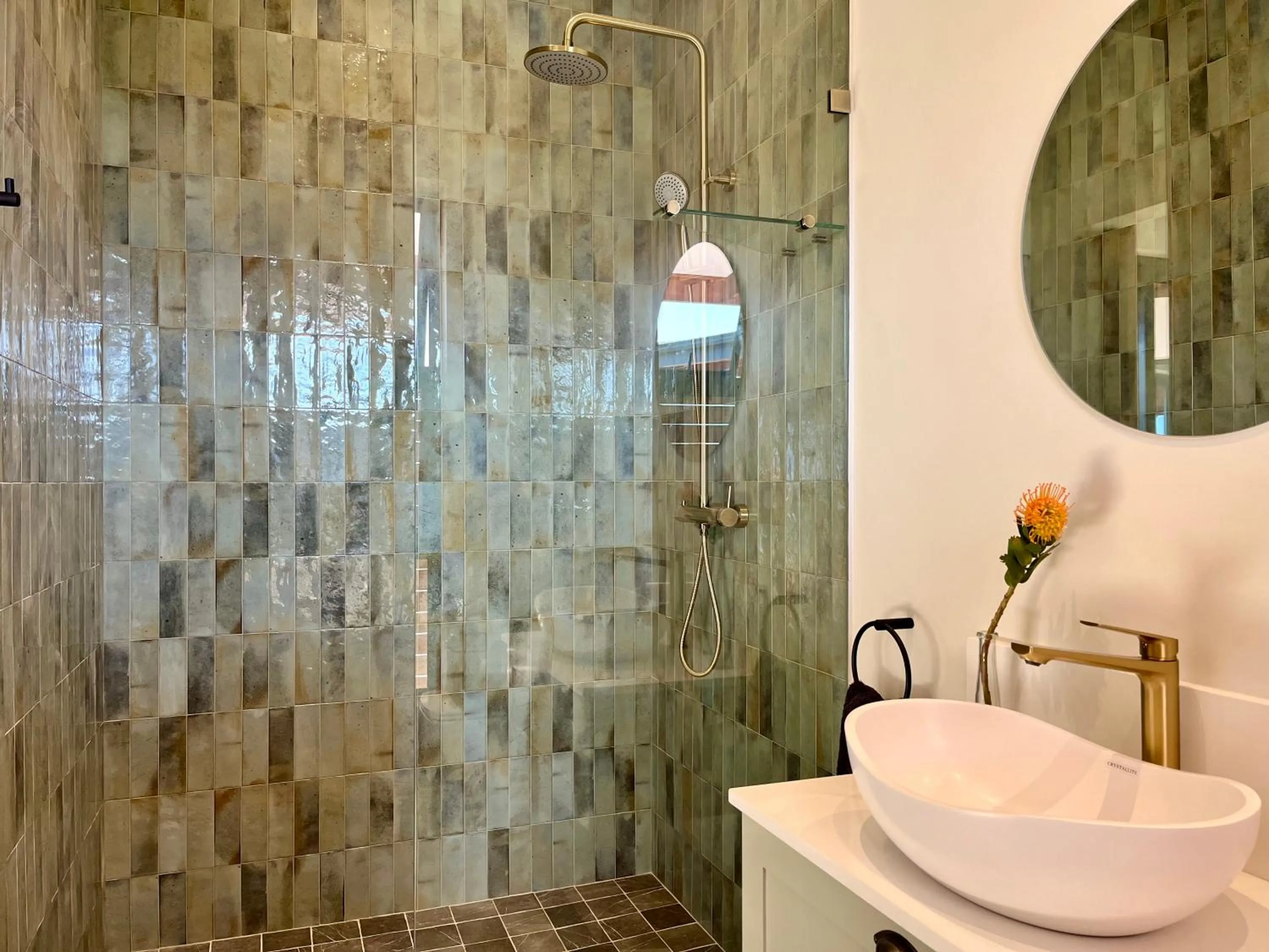 Shower in Raptor Rise Farm