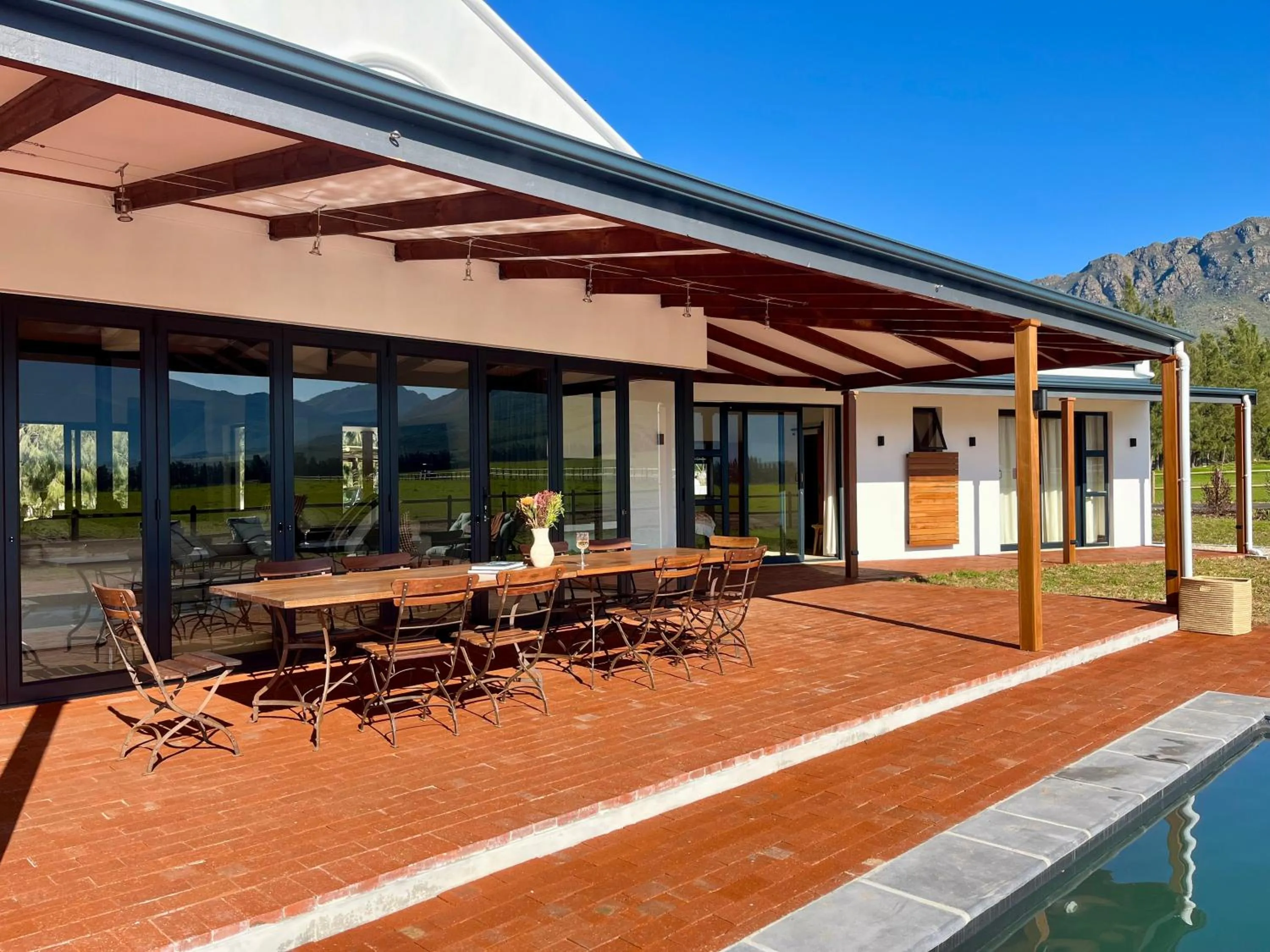 Patio in Raptor Rise Farm