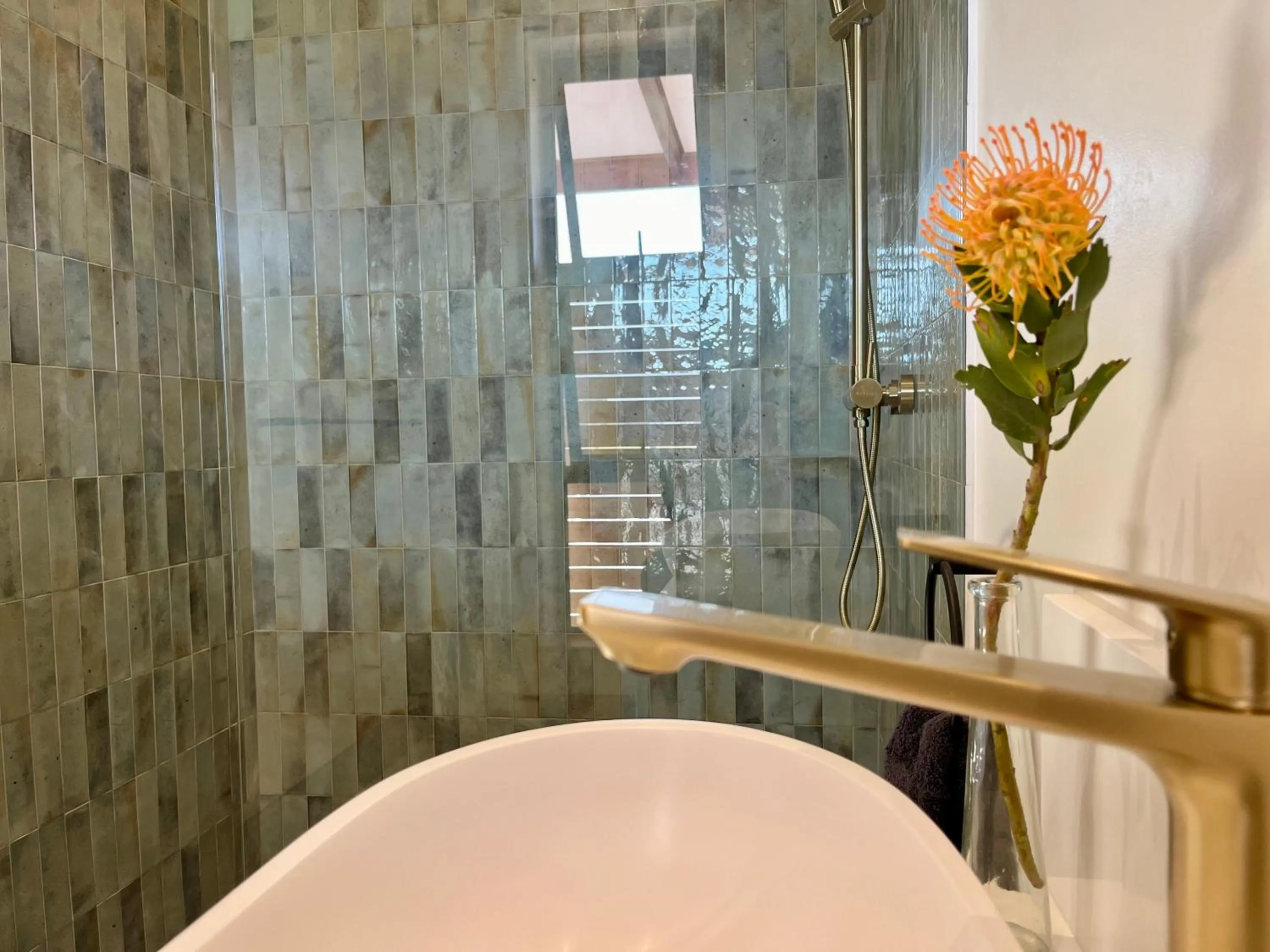 Shower in Raptor Rise Farm