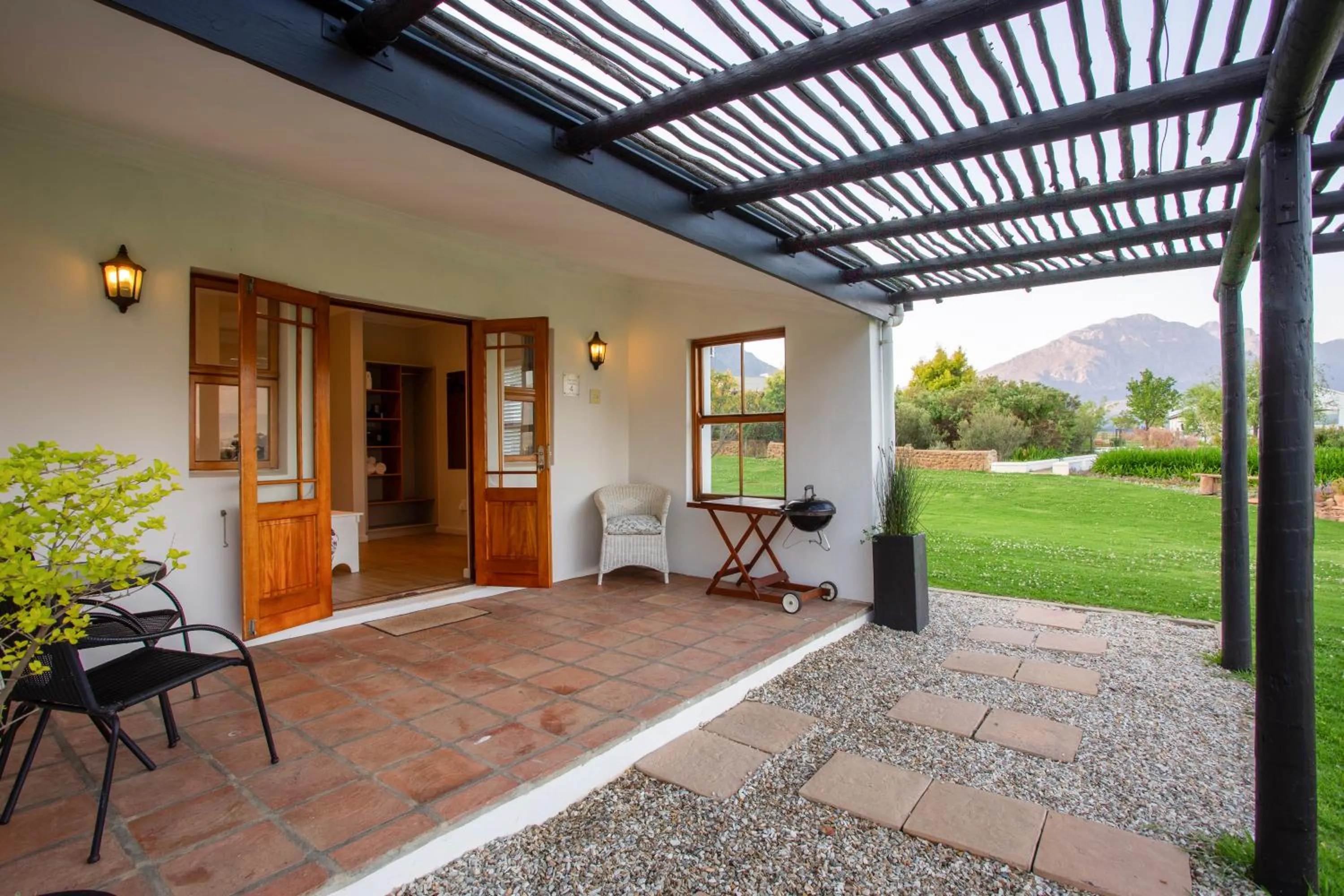 Patio in Raptor Rise Farm