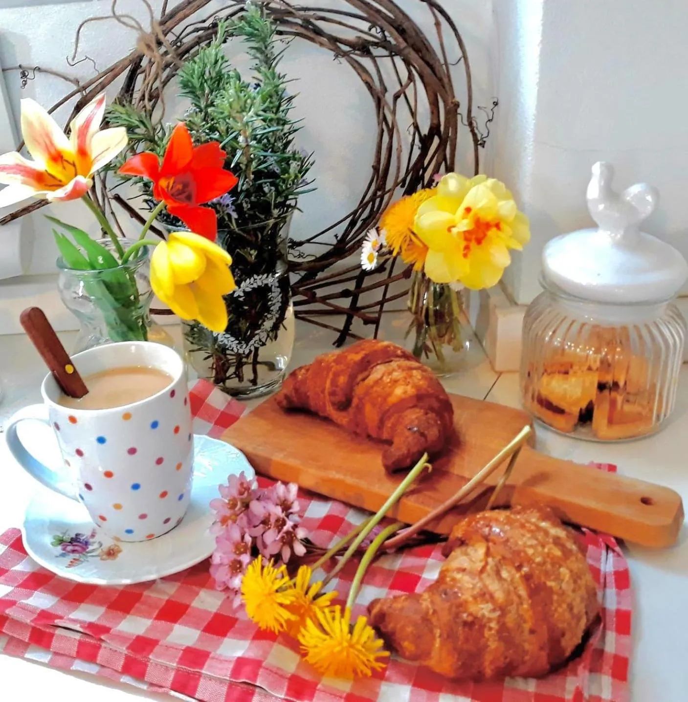 Food and drinks in B&B dei Laghi