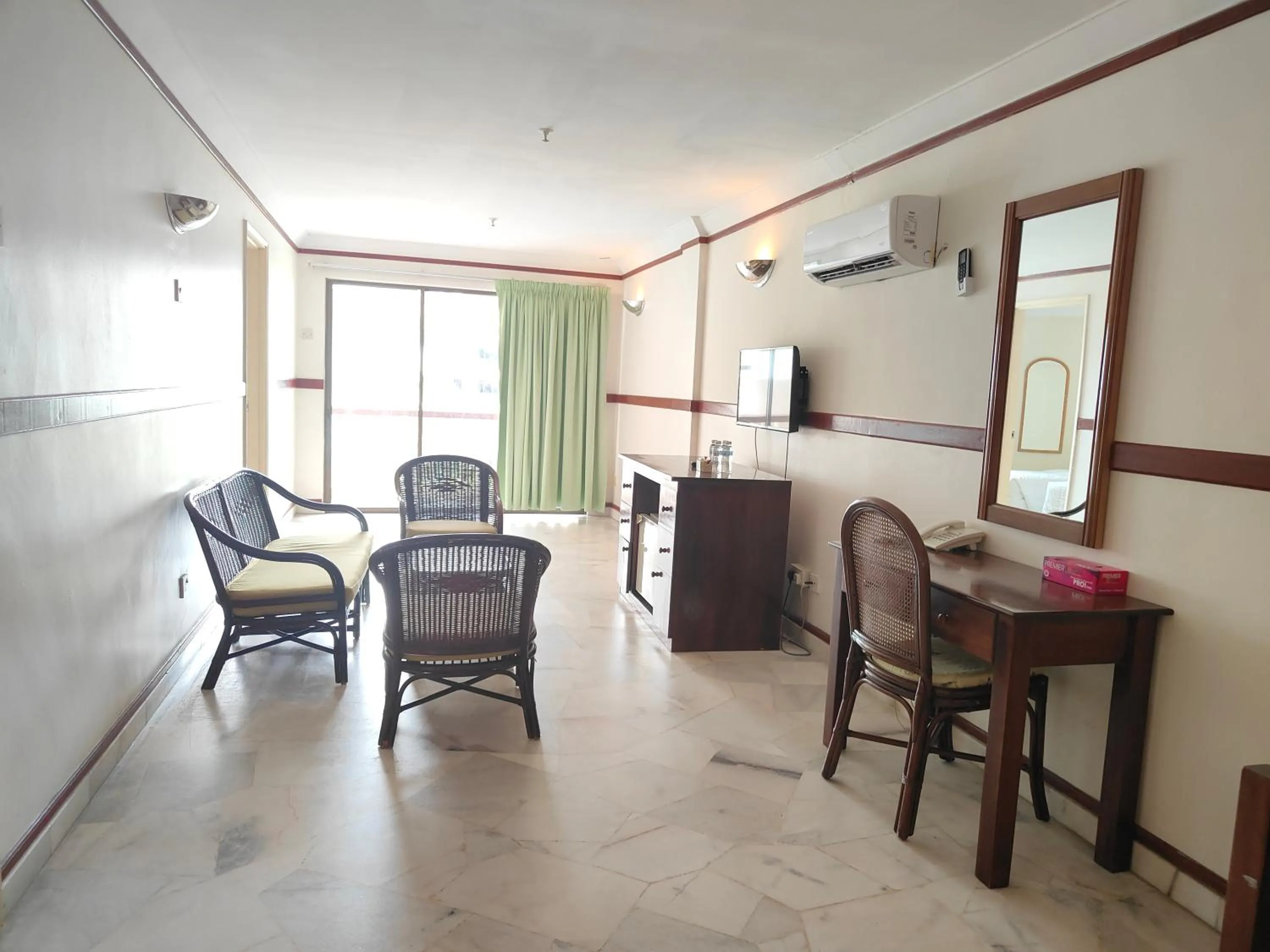 Living room in BAYU BEACH RESORT