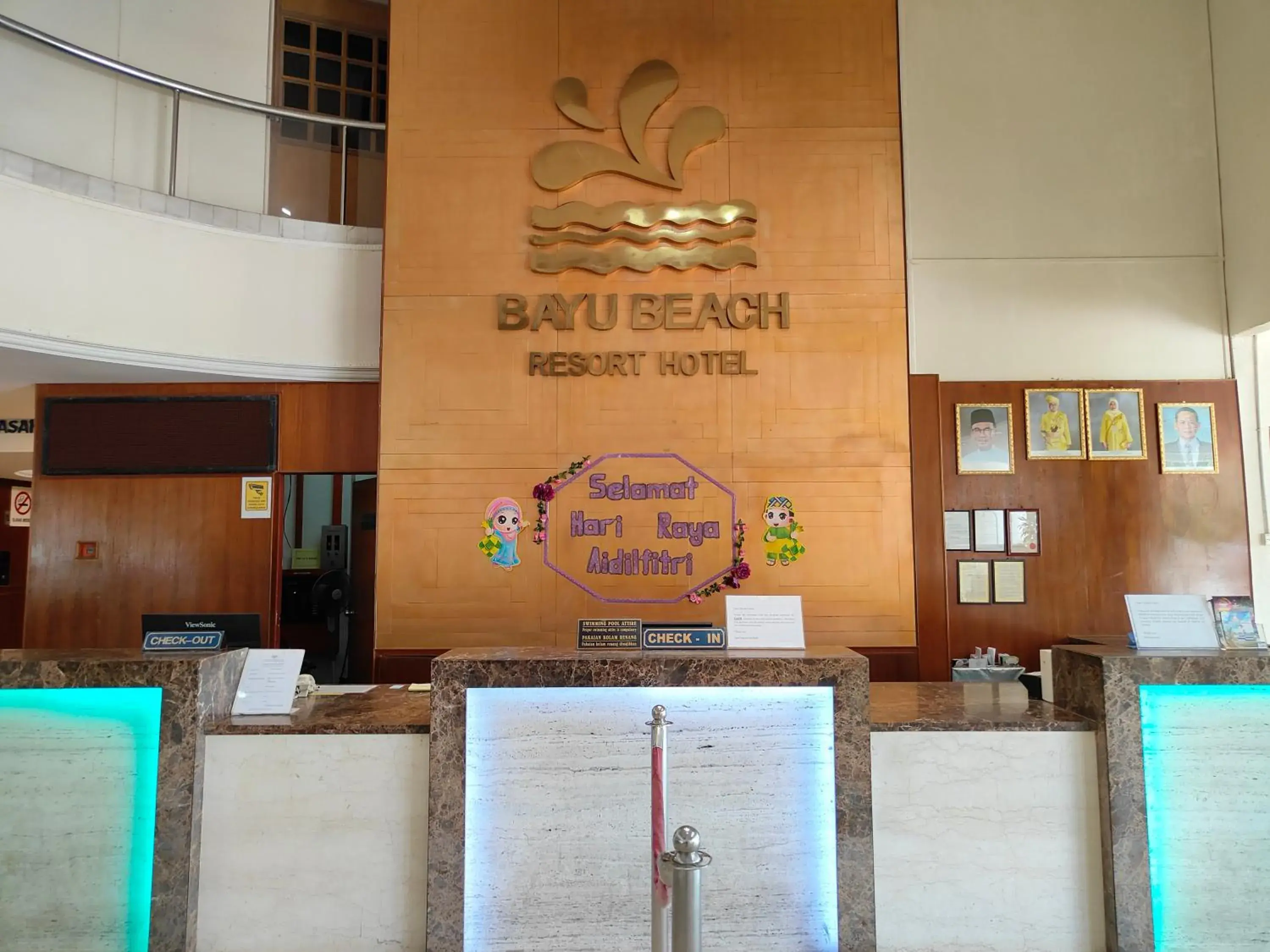 Lobby or reception in BAYU BEACH RESORT Lobby or reception in BAYU BEACH RESORT